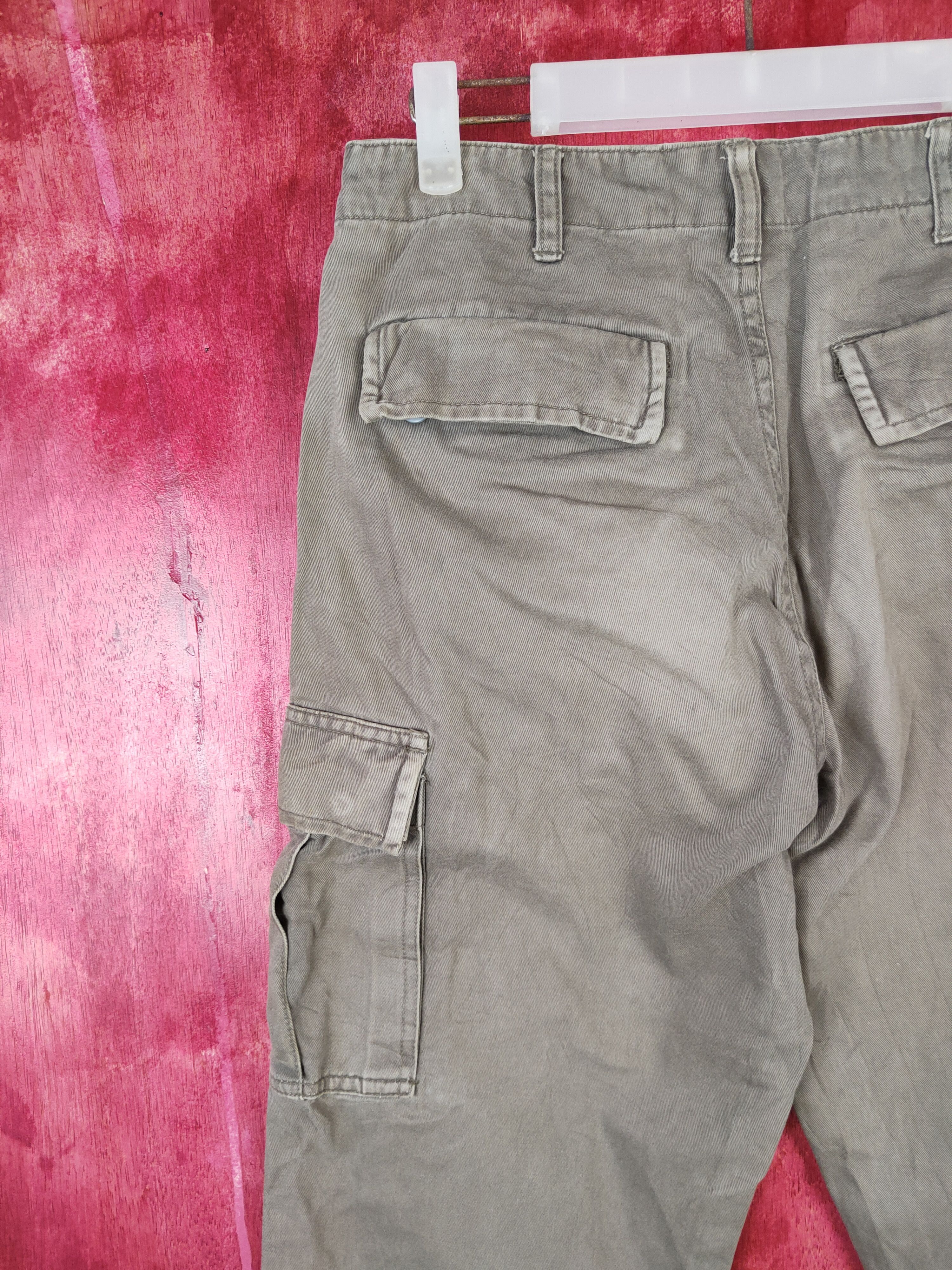 Japanese Brand × Vintage Scratch Crew Gray Multi Pocket Tactical Cargo Pants #5298 Size US 28 / EU 44 - 8 Thumbnail