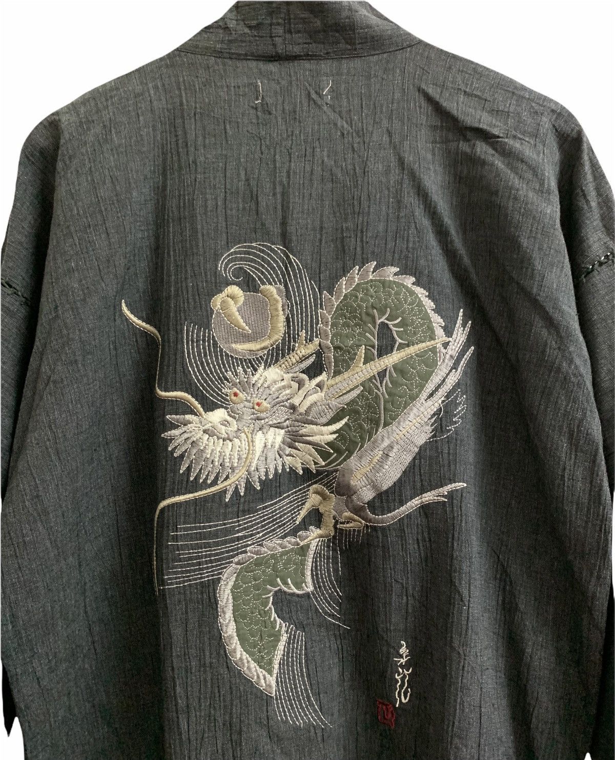 Japanese Brand Japanese Kimono Embroidery Dragon Size US L / EU 52-54 / 3 - 7 Thumbnail