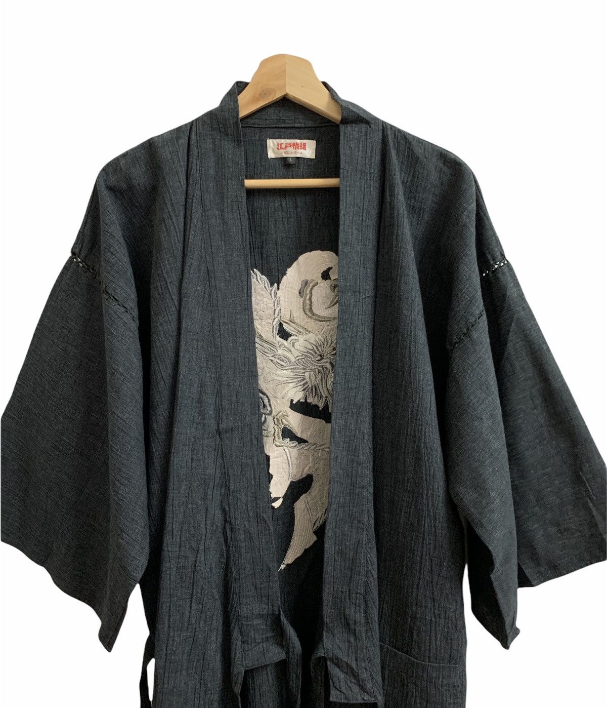 Japanese Brand Japanese Kimono Embroidery Dragon Size US L / EU 52-54 / 3 - 3 Thumbnail