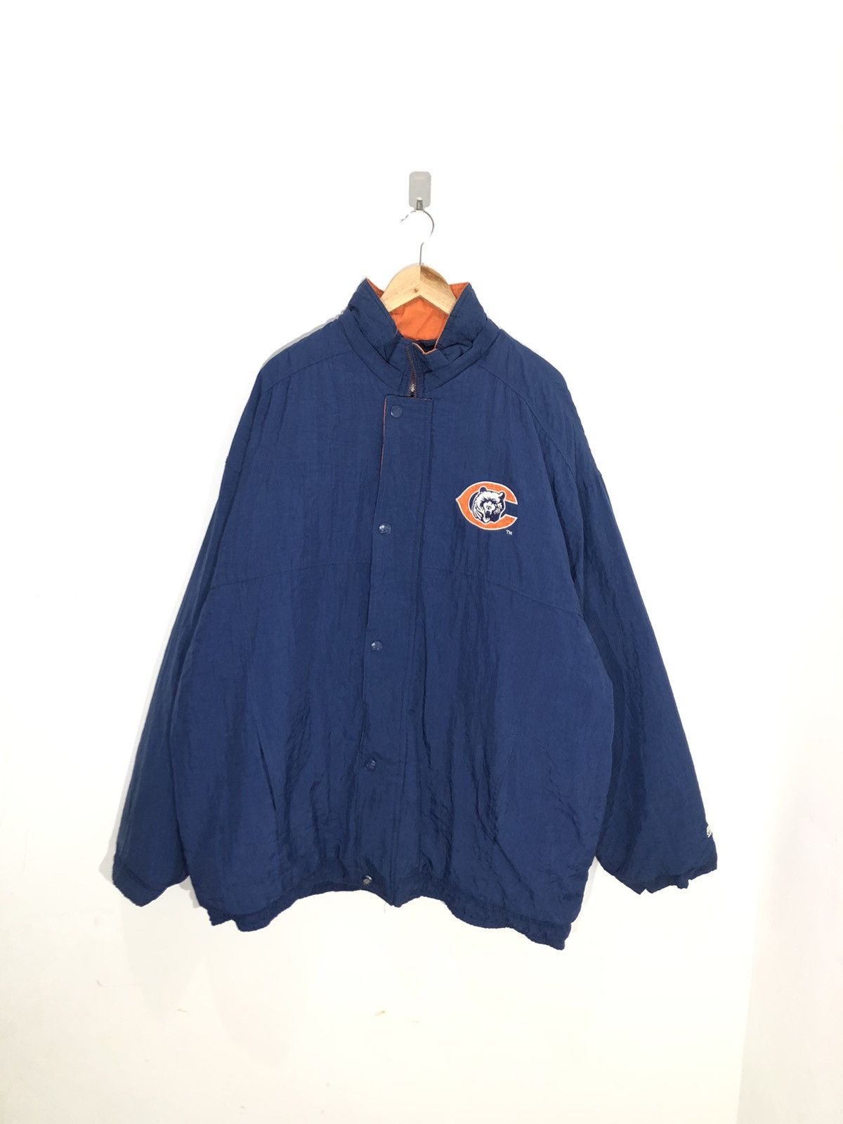 NFL × Starter × Vintage Chicago Bear Nfl Starter Jacket Size US XXL / EU 58 / 5 - 2 Thumbnail