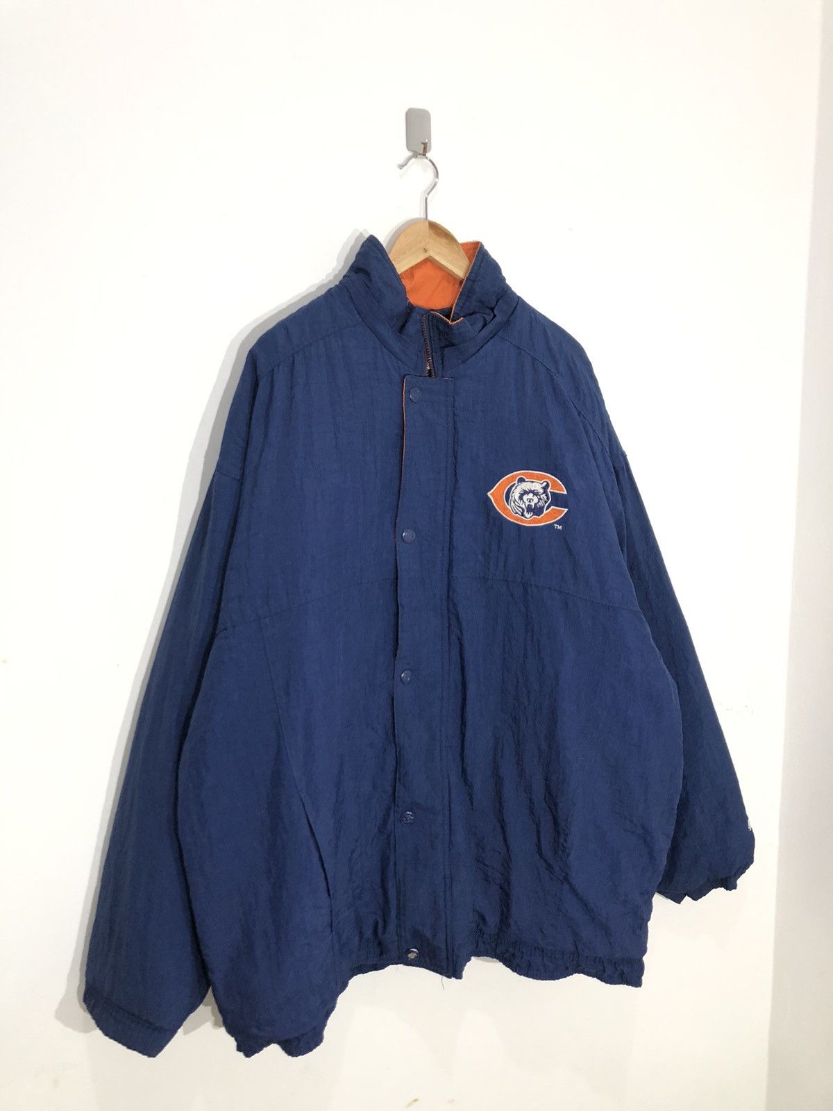 NFL × Starter × Vintage Chicago Bear Nfl Starter Jacket Size US XXL / EU 58 / 5 - 3 Thumbnail