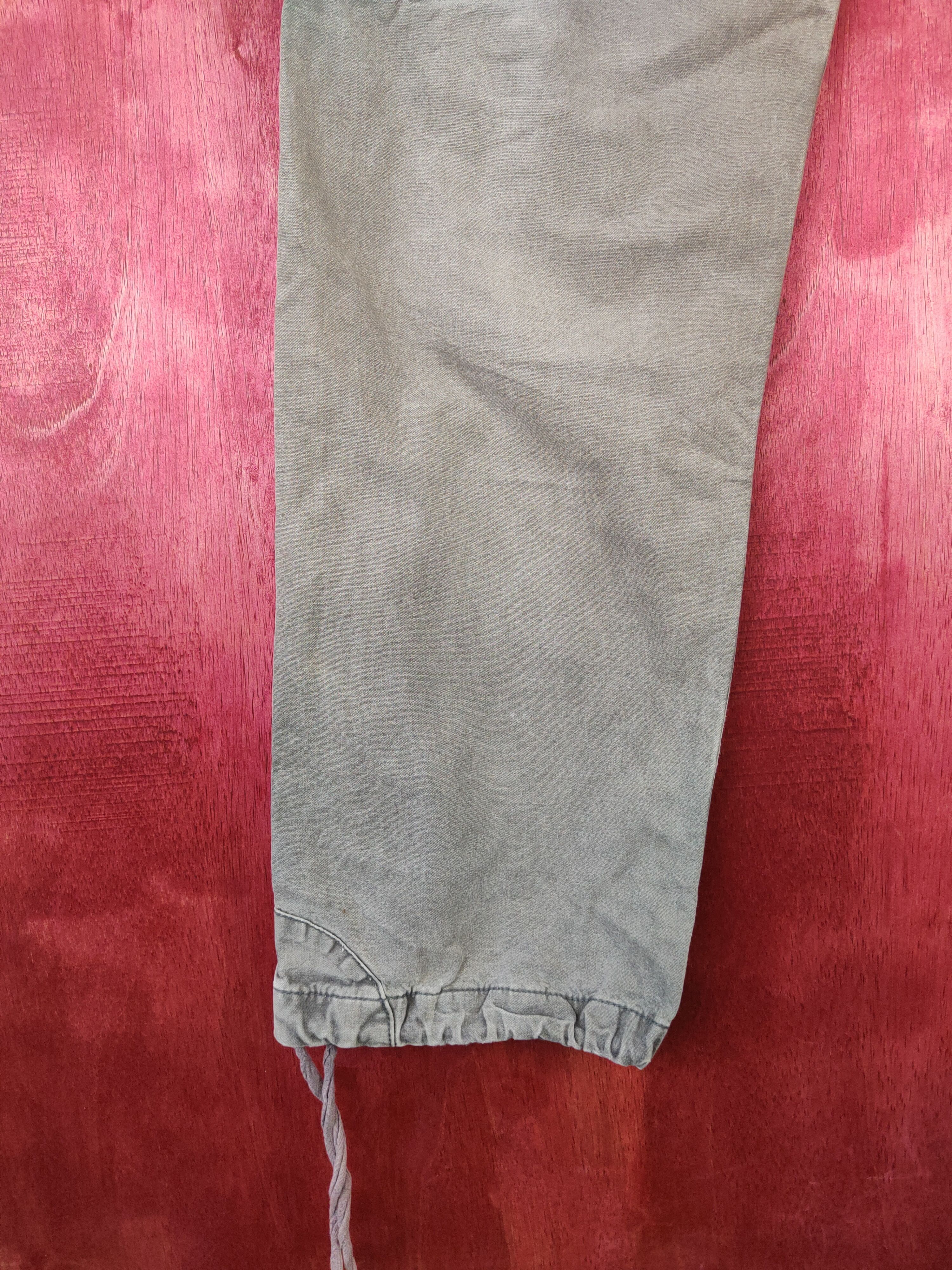 Japanese Brand Smooth Gray Multi Pocket Tactical Cargo Pants #5293 Size US 30 / EU 46 - 10 Thumbnail