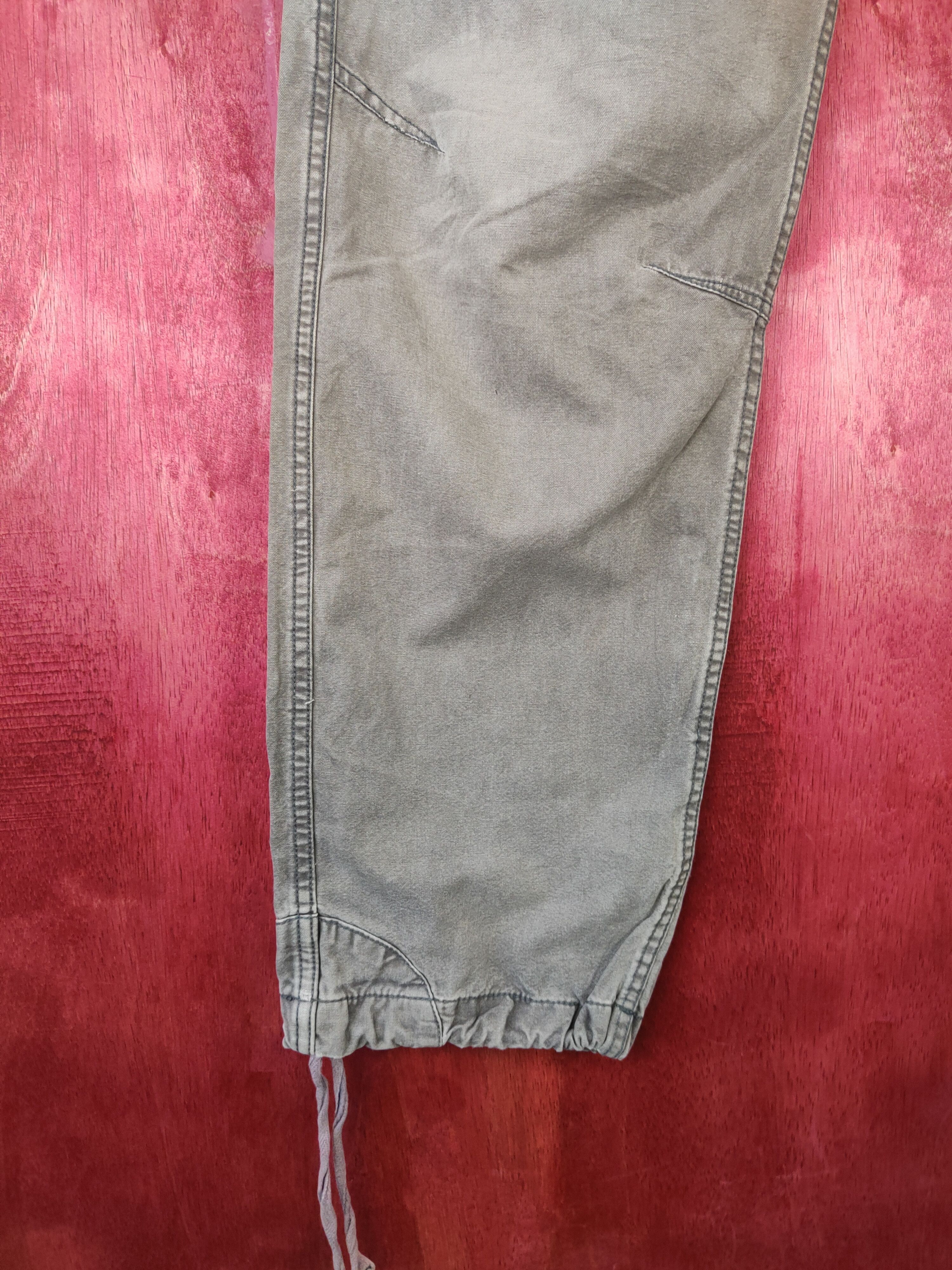 Japanese Brand Smooth Gray Multi Pocket Tactical Cargo Pants #5293 Size US 30 / EU 46 - 5 Thumbnail