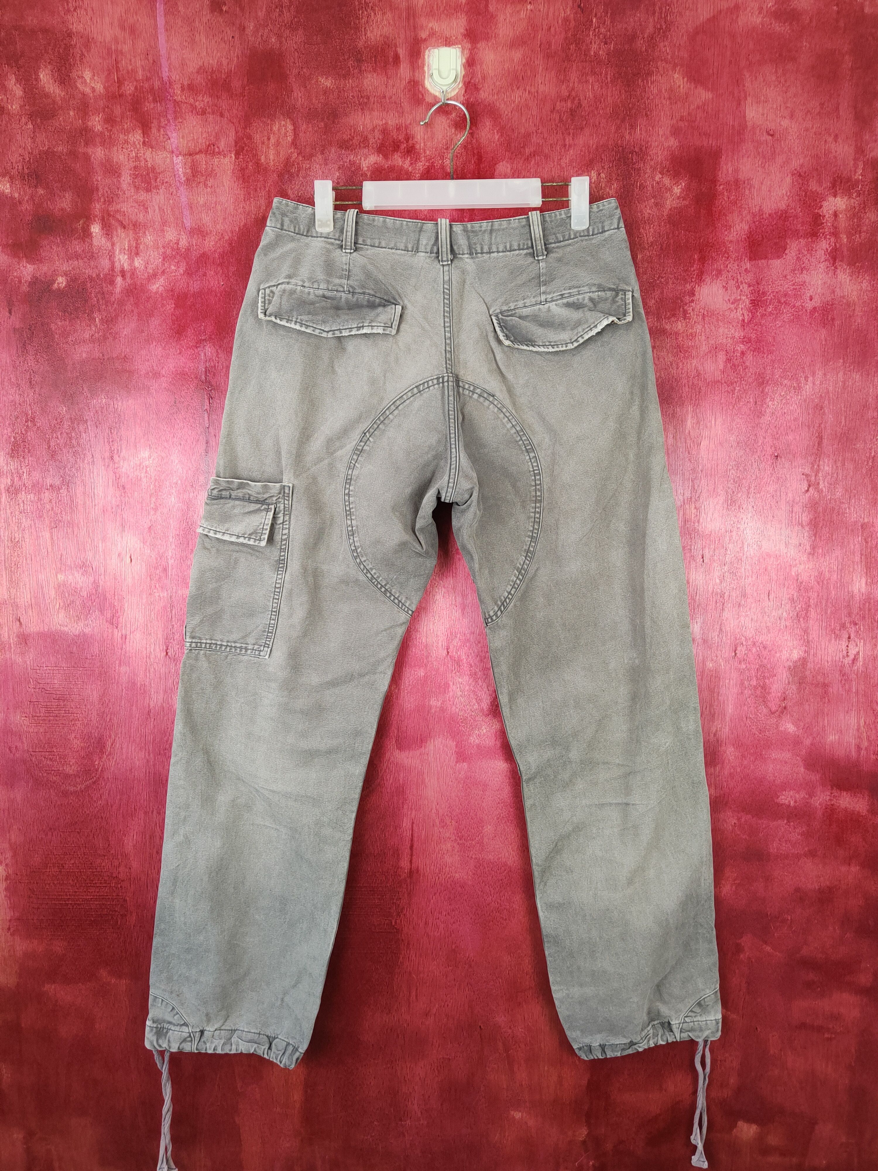 Japanese Brand Smooth Gray Multi Pocket Tactical Cargo Pants #5293 Size US 30 / EU 46 - 8 Thumbnail