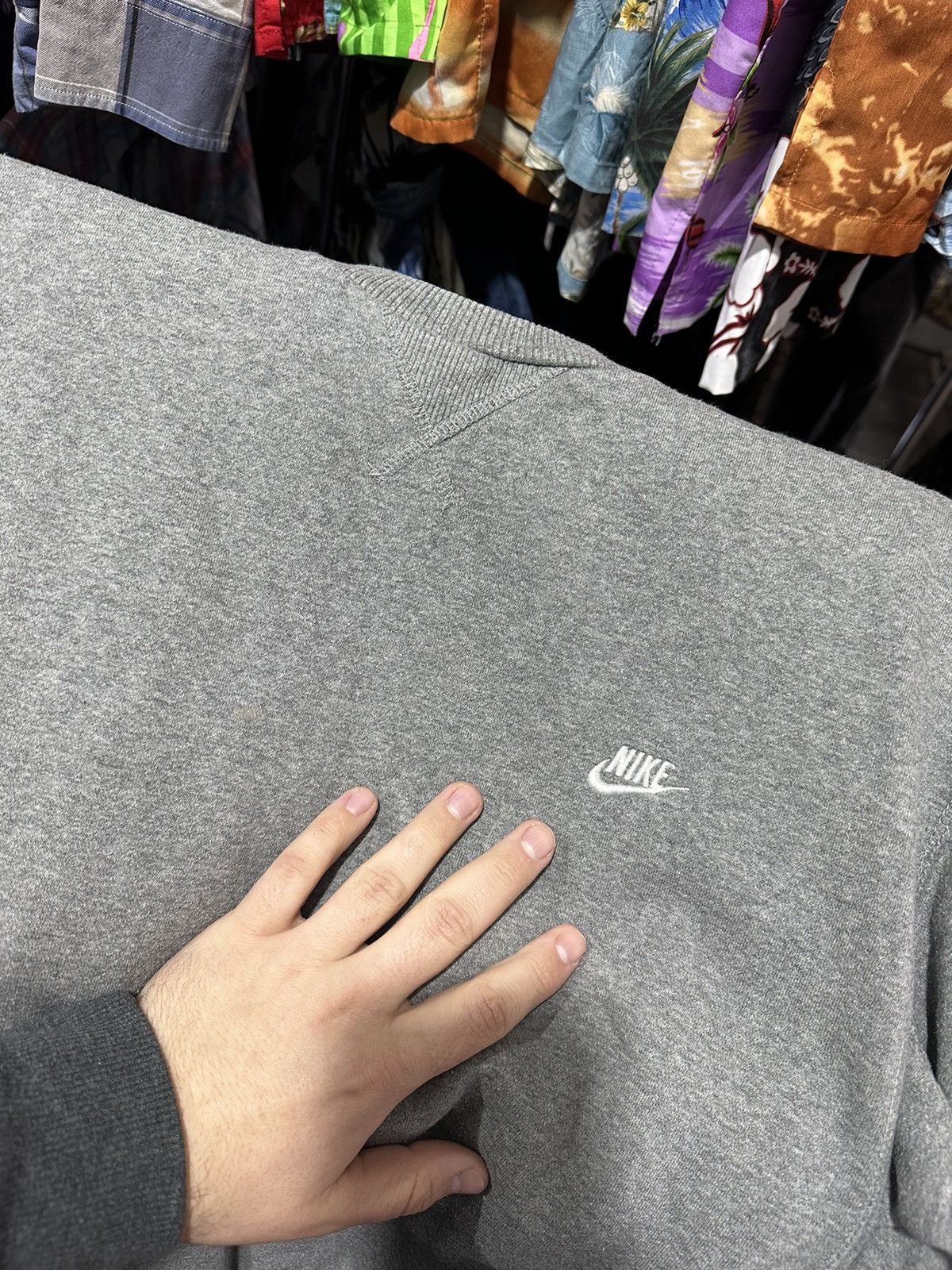 Nike Nike Vintage Mens Sweatshirt Swoosh Size US XL / EU 56 / 4 - 6 Thumbnail