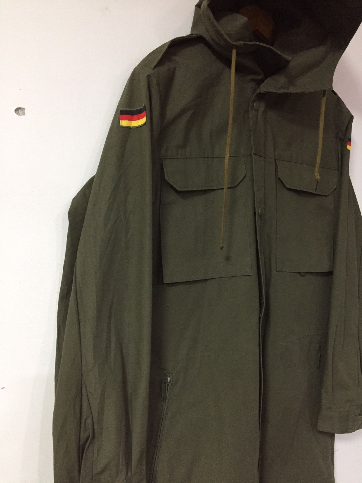 Vintage 💥delete today💥Vintage Parka Army 1988 WaterProof zip OPTI Size US L / EU 52-54 / 3 - 3 Thumbnail