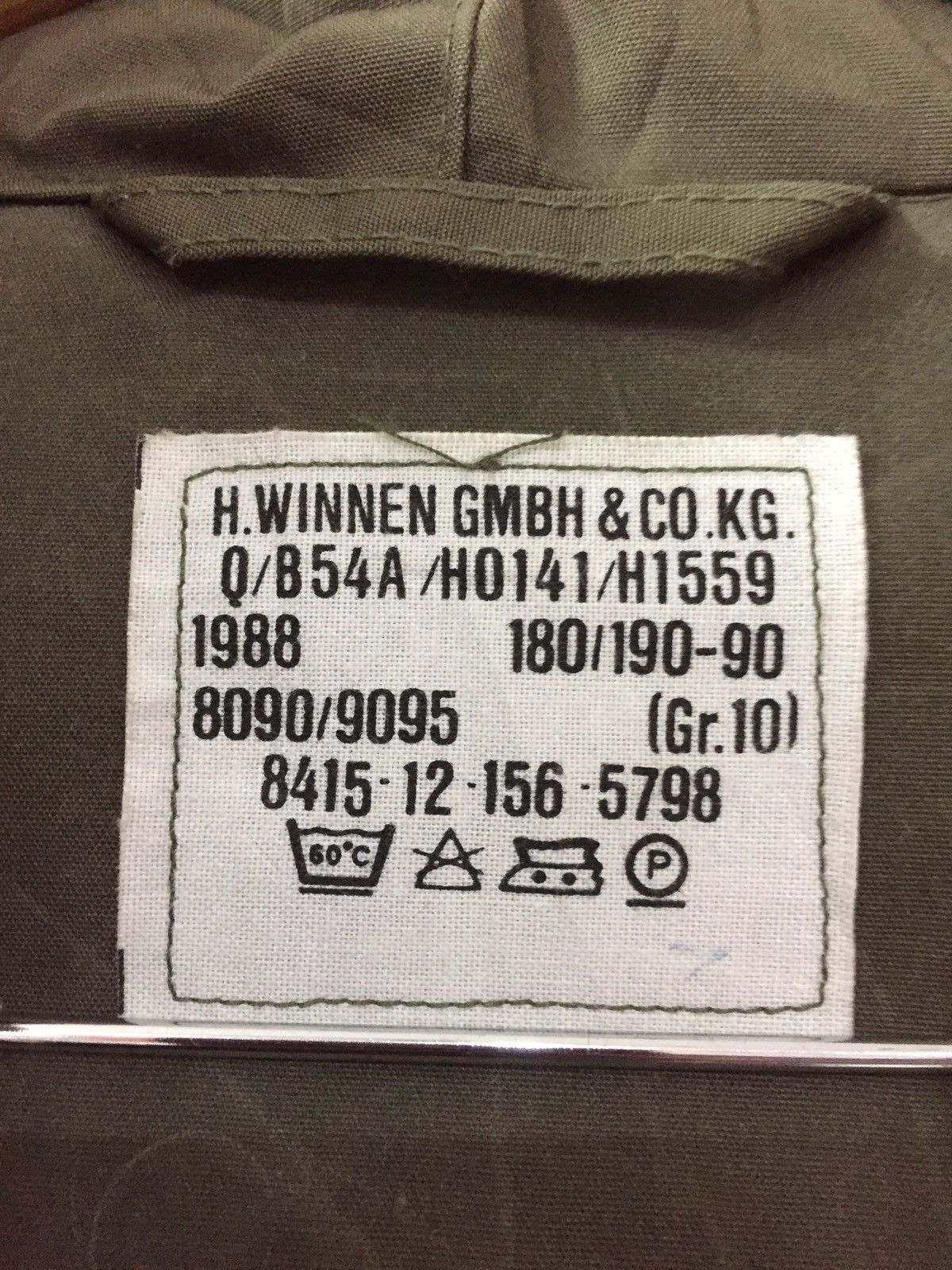 Vintage 💥delete today💥Vintage Parka Army 1988 WaterProof zip OPTI Size US L / EU 52-54 / 3 - 12 Thumbnail