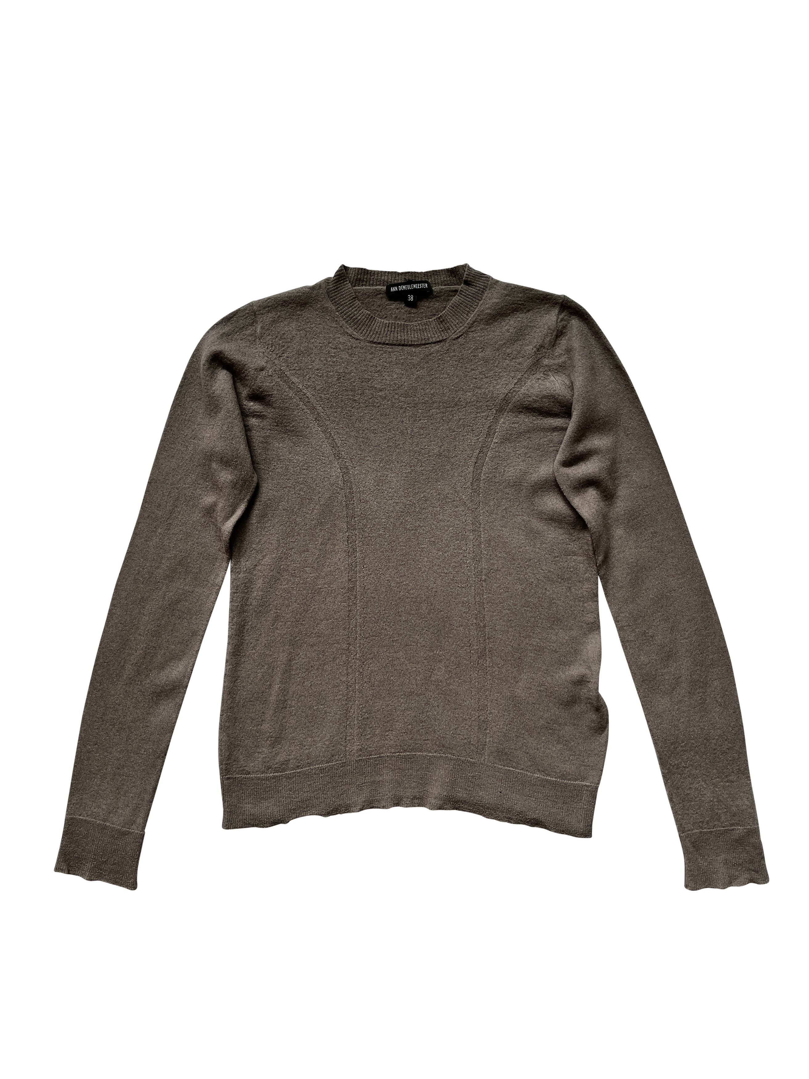 Ann Demeulemeester ⚡️QUICK SALE⚡️Ann Demeulemeester Brown Knit Sweater Size S / US 4 / IT 40 - 1 Thumbnail