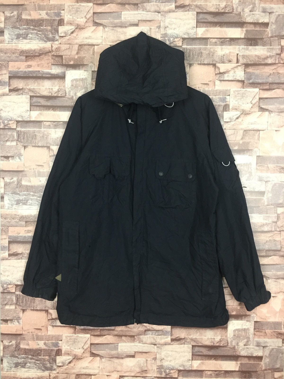 Japanese Brand Outblaz Fishing Hoodie Nylon Jakcet #J6-4 Size US L / EU 52-54 / 3 - 1 Thumbnail