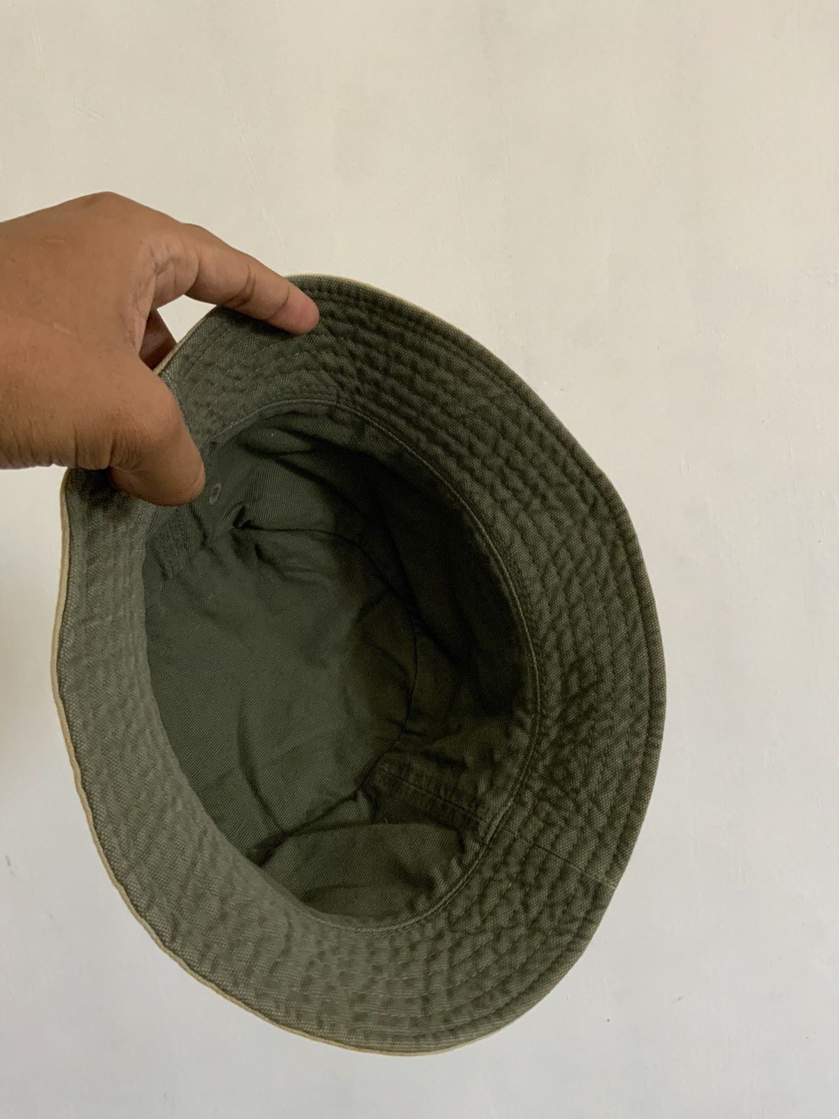 Japanese Brand Plain Reversible Outdoor Bucket Hat Size ONE SIZE - 9 Thumbnail