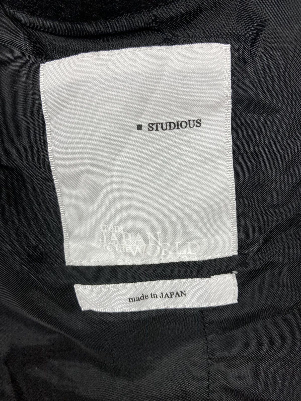 STUDIOUS Studios Cashmere Wool Trench Coat Made in Japan Size US XS / EU 42 / 0 - 4 Thumbnail