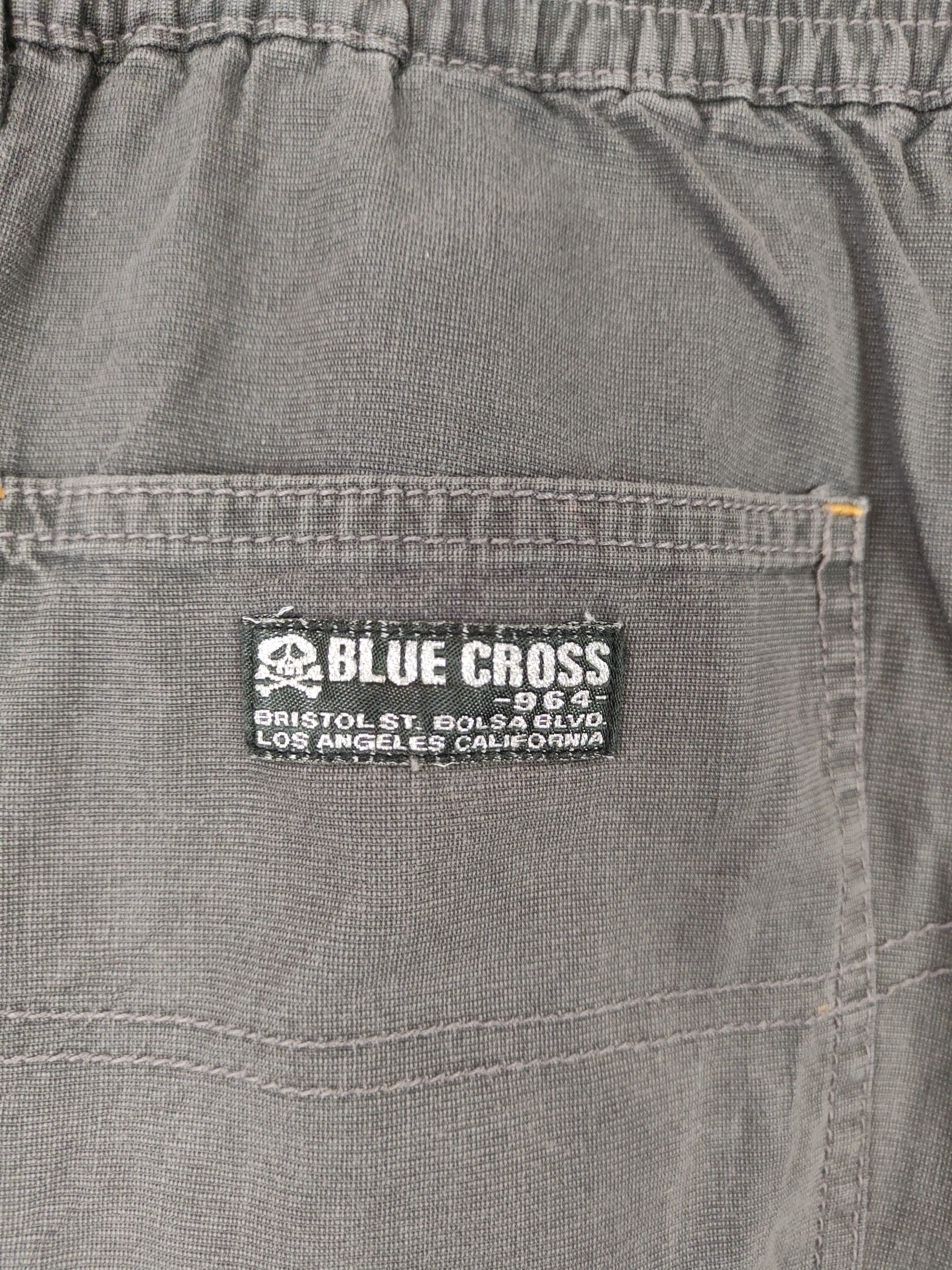 Japanese Brand Blue Cross skull Gray Multi Pocket Short Pants #5304 Size US 32 / EU 48 - 7 Thumbnail