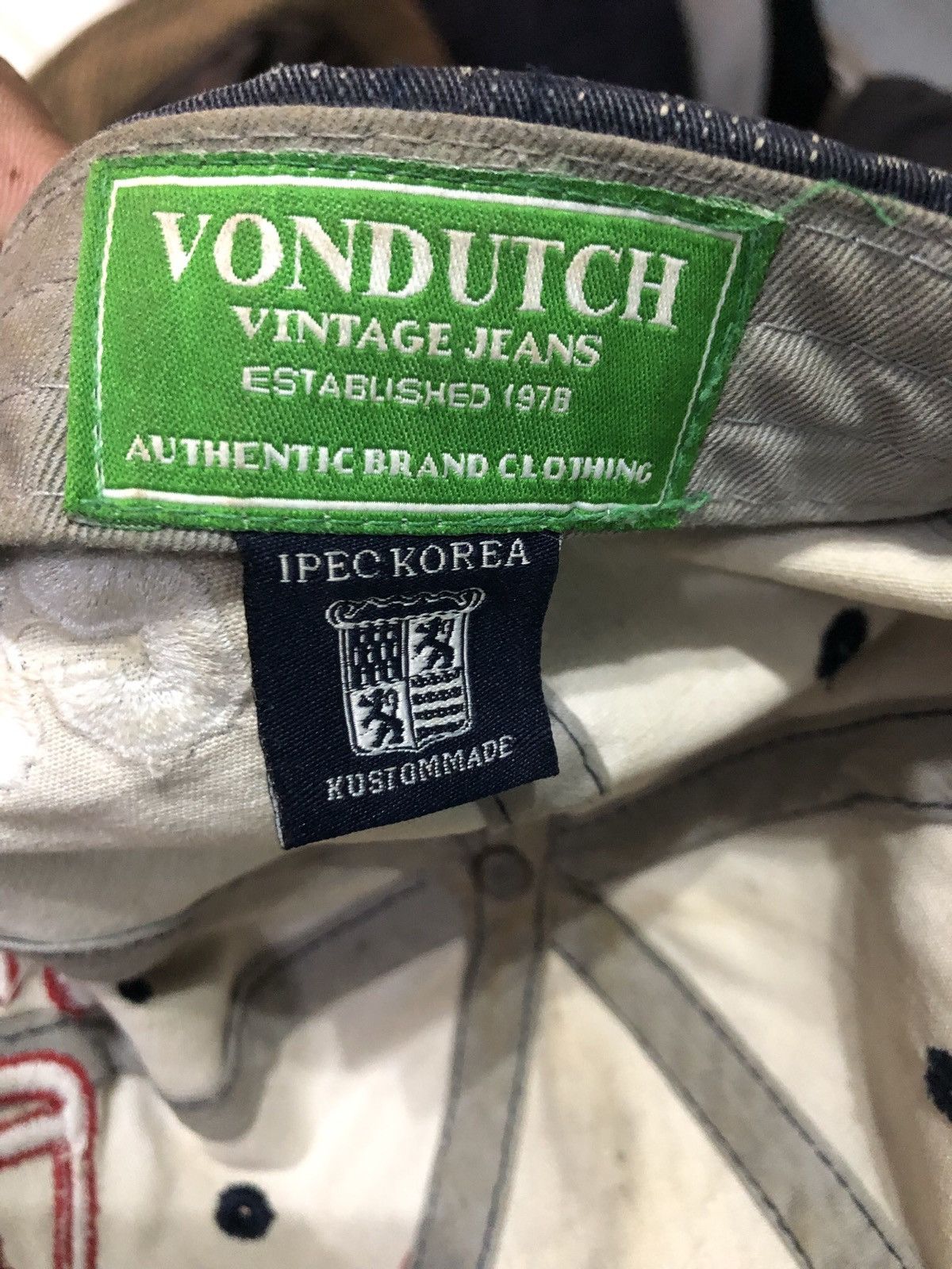 Vintage Von Dutch Hat Cap Size ONE SIZE - 7 Thumbnail