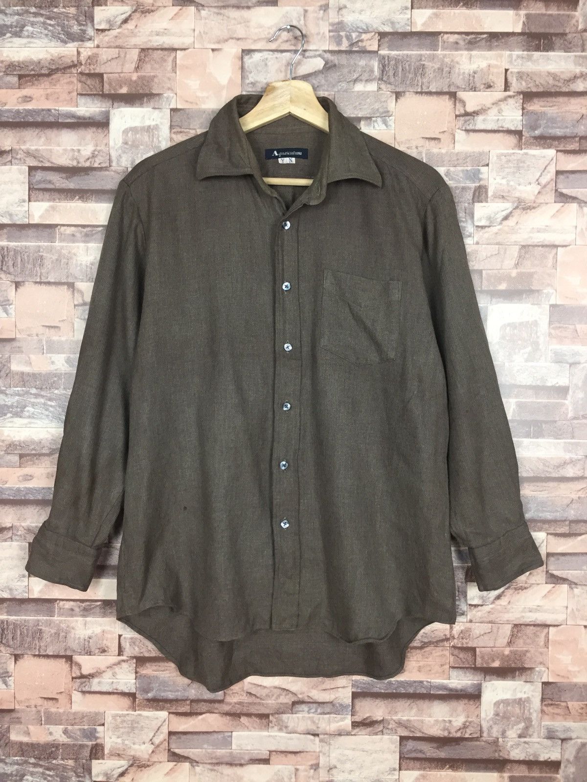 Aquascutum × City Streets Aquascutum Long Sleeve Button Shirt Size US M / EU 48-50 / 2 - 1 Thumbnail