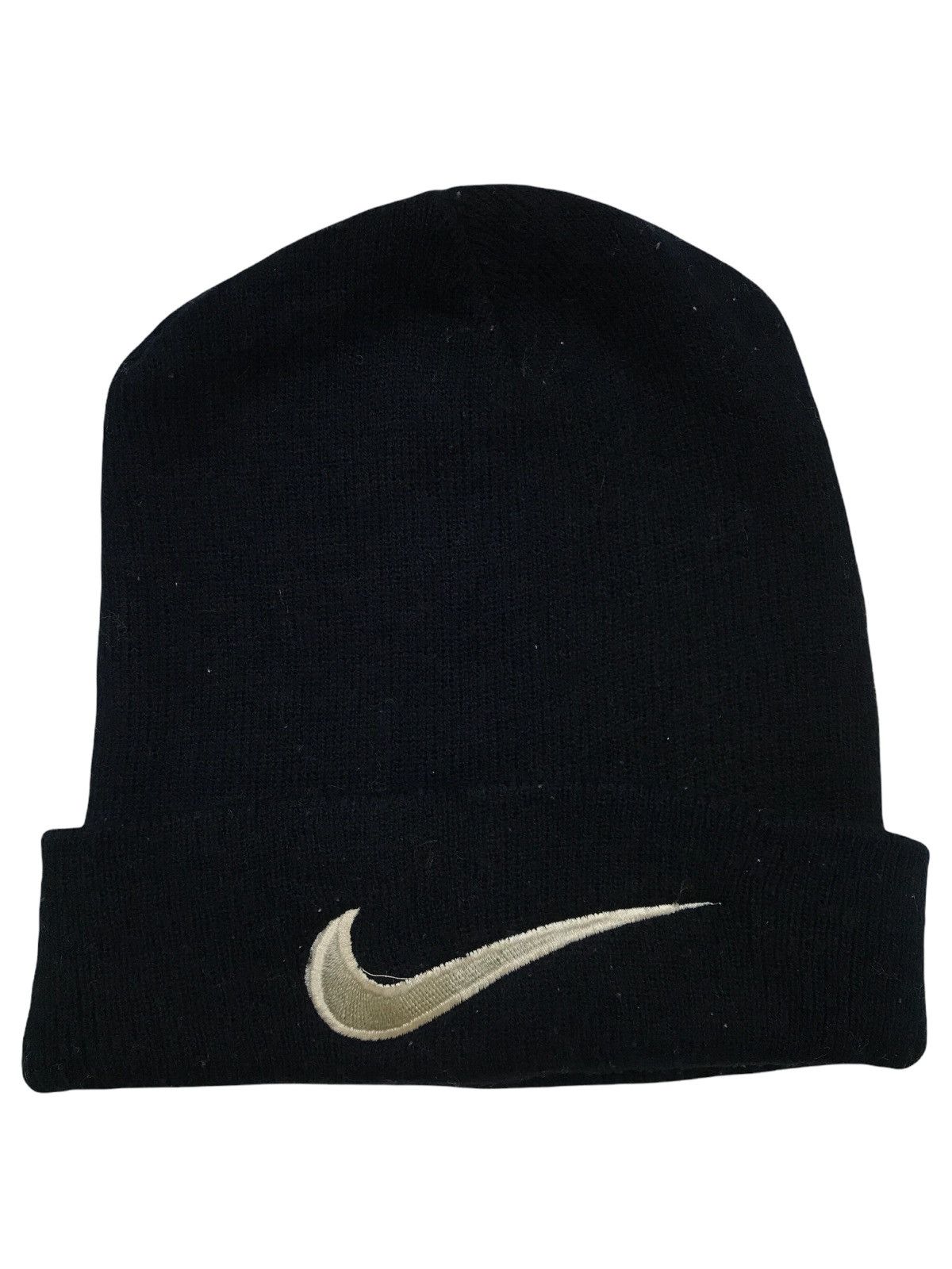 Nike Vintage Nike swoosh logo Beanie Size ONE SIZE - 1 Thumbnail