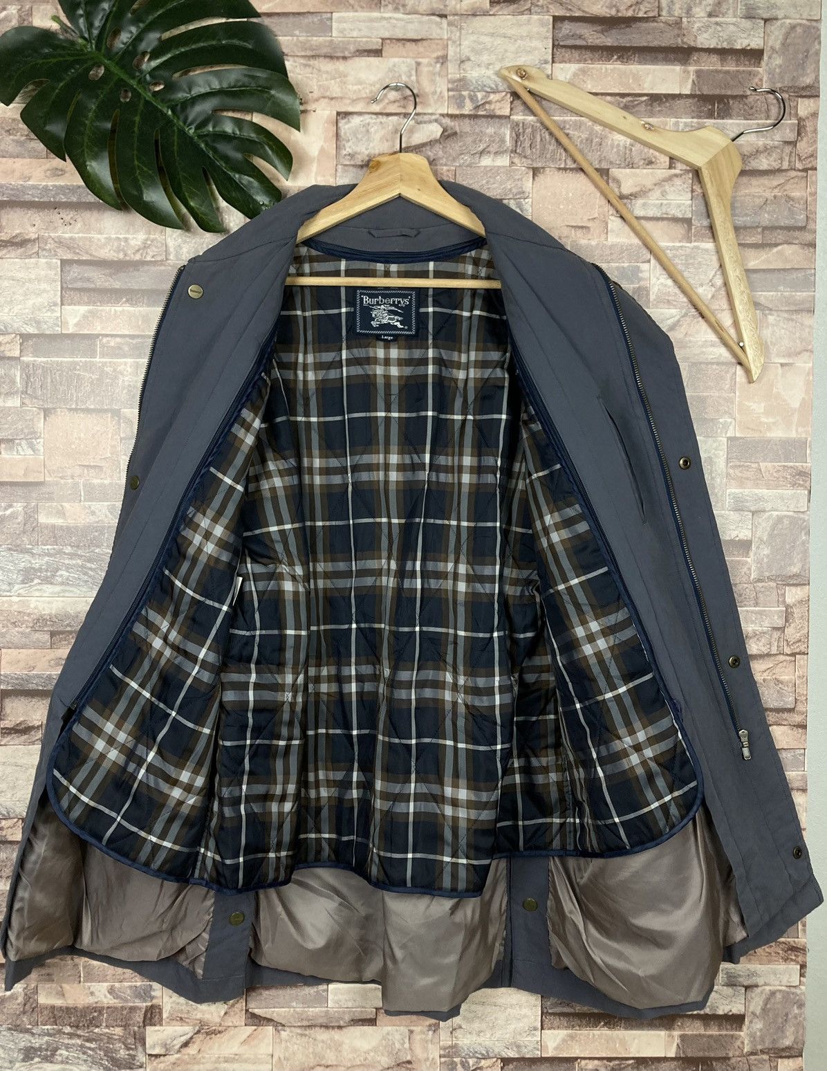 Burberry Burberrys Nova Check Coat Size US L / EU 52-54 / 3 - 3 Thumbnail