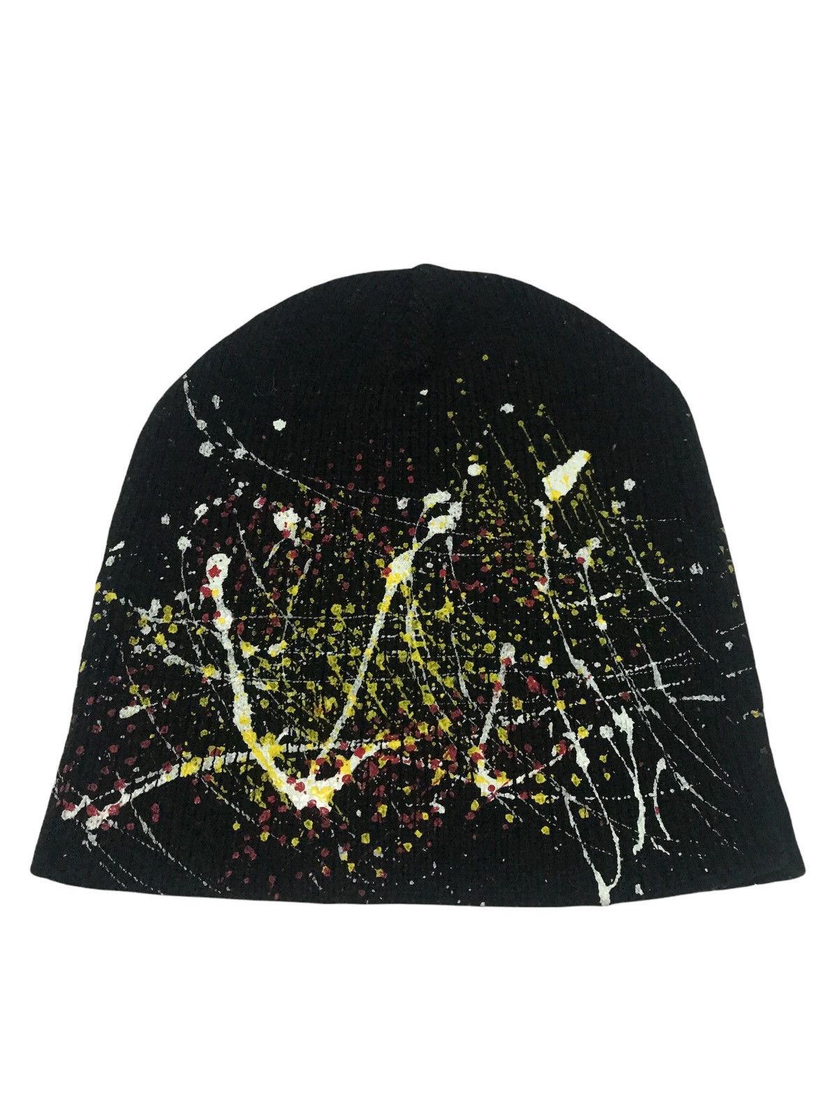Vintage Vintage Paint splash beanie nice design Size ONE SIZE - 1 Thumbnail