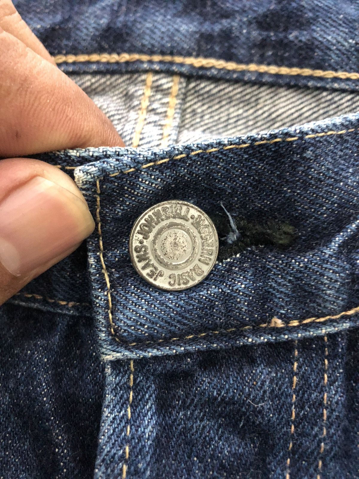 Johnbull Vintage 90’s John Bull Selvedge Donut Button Denim Size US 34 / EU 50 - 7 Thumbnail