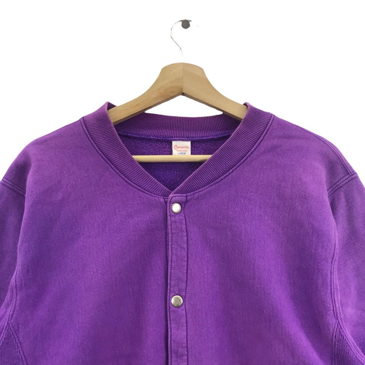 Vintage CHESWICK SUGAR CANE Toyo Enterprise Japan Purple Sweatshirt Size US L / EU 52-54 / 3 - 2 Thumbnail