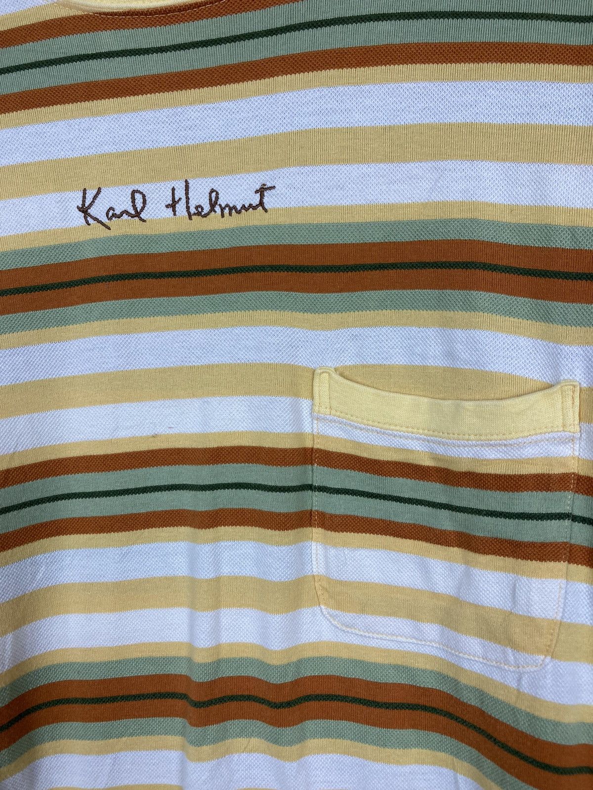 City Streets KARL HELMUT STRIPE POCKET TEE T-SHIRT #T9-3 Size US M / EU 48-50 / 2 - 3 Thumbnail