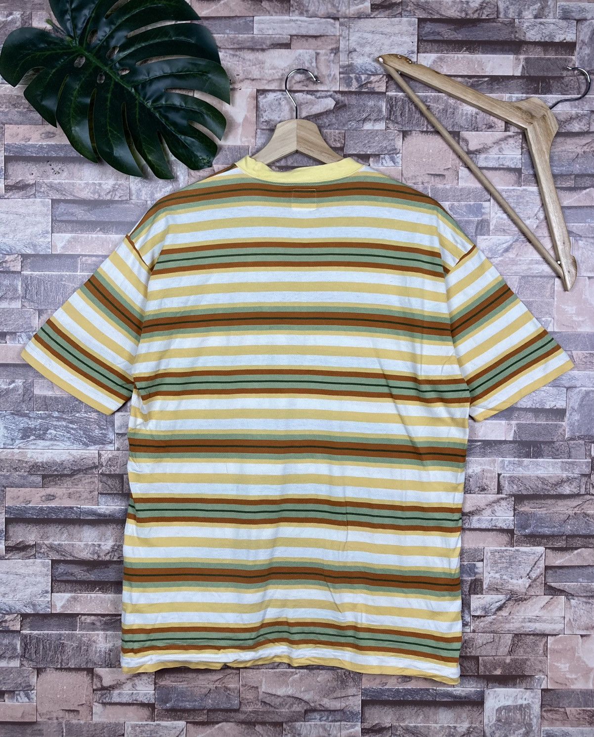 City Streets KARL HELMUT STRIPE POCKET TEE T-SHIRT #T9-3 Size US M / EU 48-50 / 2 - 2 Thumbnail