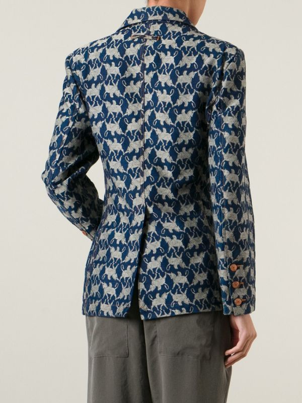 Jean Paul Gaultier SS1994 Jean Paul Gaultier Pegasus Patterned Jacket Size US S / EU 44-46 / 1 - 4 Thumbnail