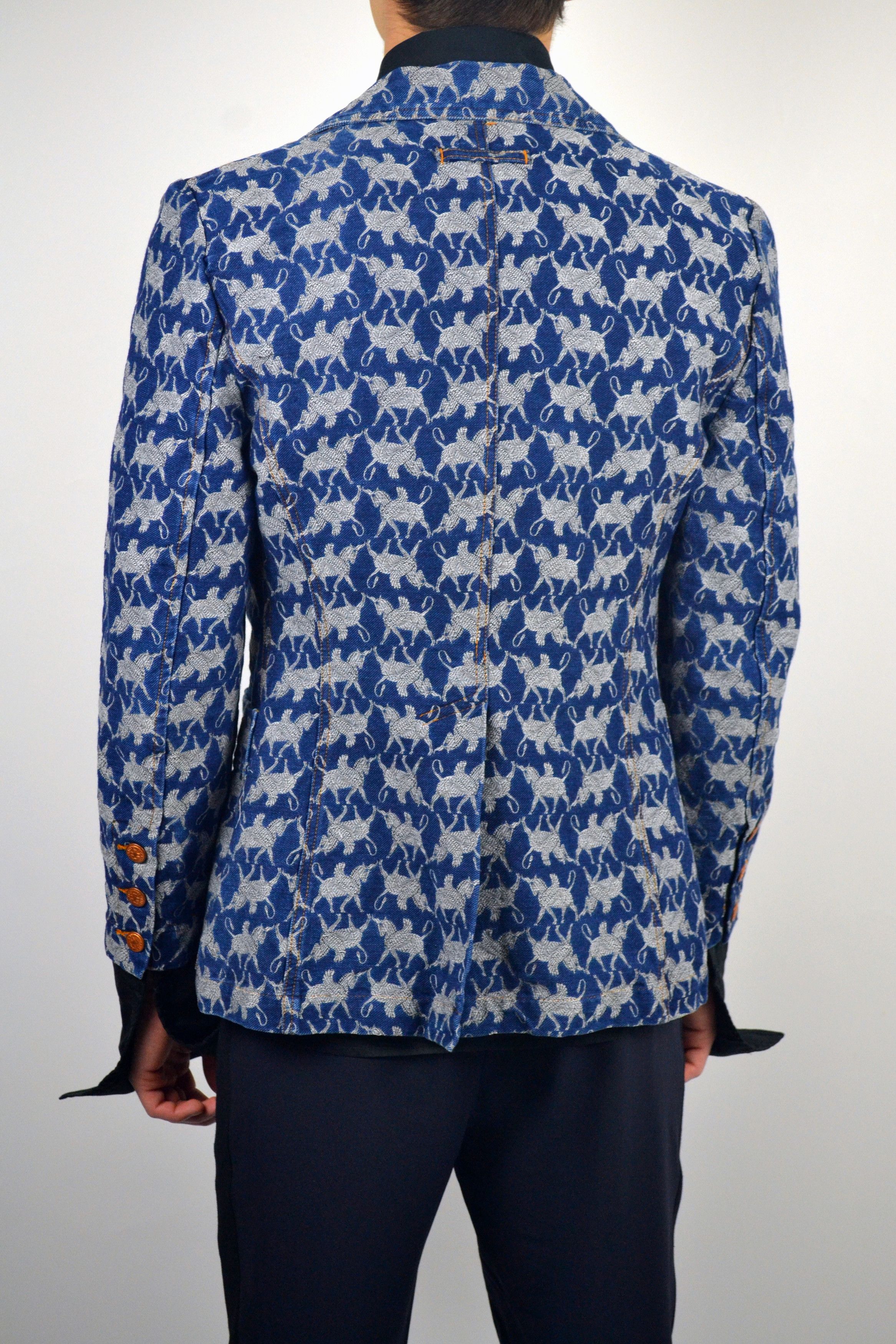 Jean Paul Gaultier SS1994 Jean Paul Gaultier Pegasus Patterned Jacket Size US S / EU 44-46 / 1 - 8 Thumbnail