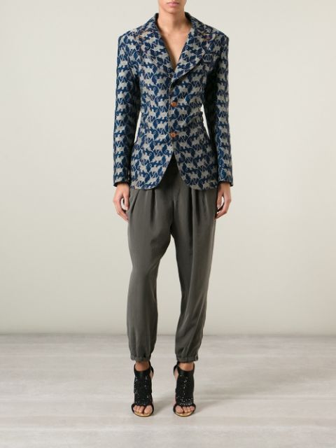 Jean Paul Gaultier SS1994 Jean Paul Gaultier Pegasus Patterned Jacket Size US S / EU 44-46 / 1 - 3 Thumbnail