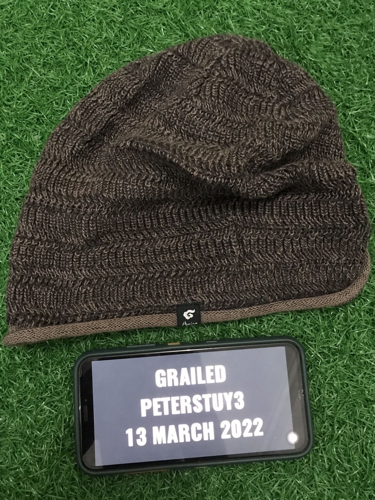 Anime Anima knit beanie nice design Size ONE SIZE - 6 Thumbnail