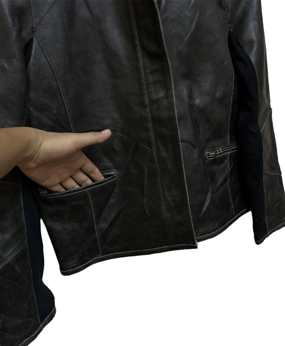 Japanese Brand RARE‼️ BIKE LEATHER JACKETS 🔥 Size US M / EU 48-50 / 2 - 8 Thumbnail
