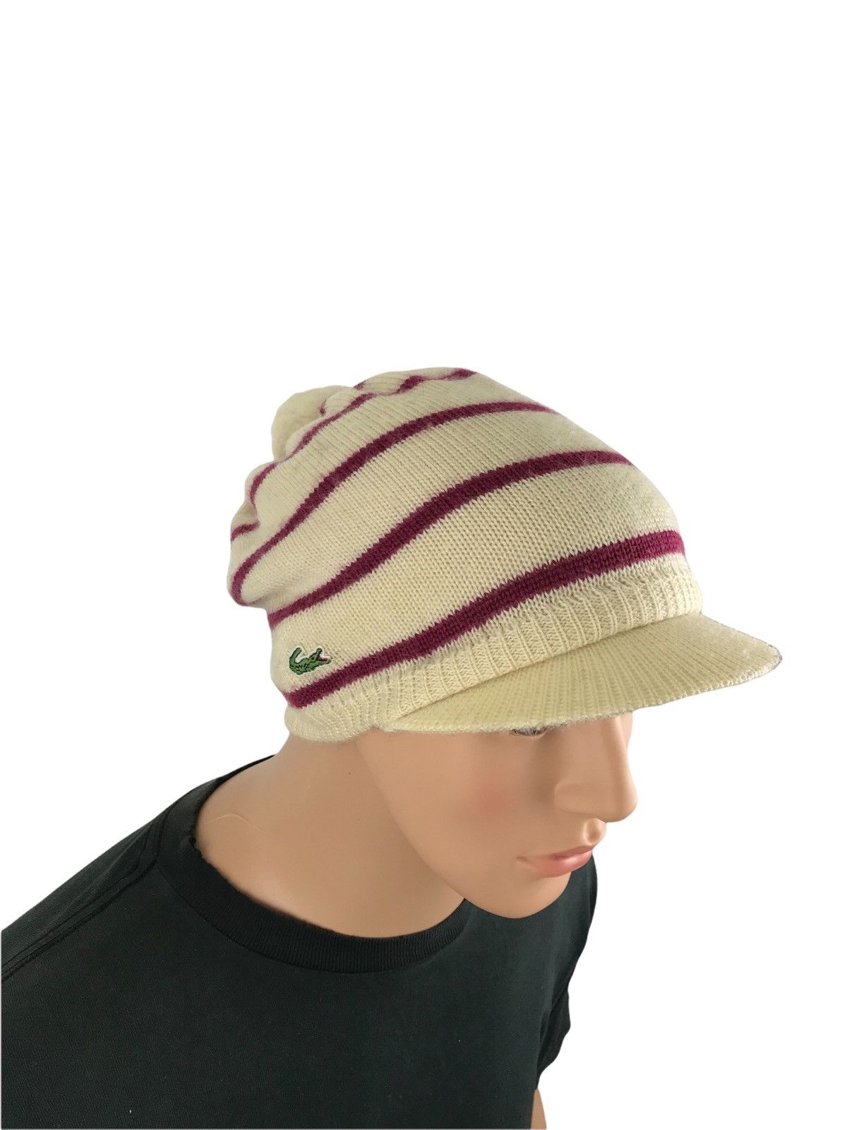 Lacoste Lacoste knit hat nice design Size ONE SIZE - 1 Thumbnail