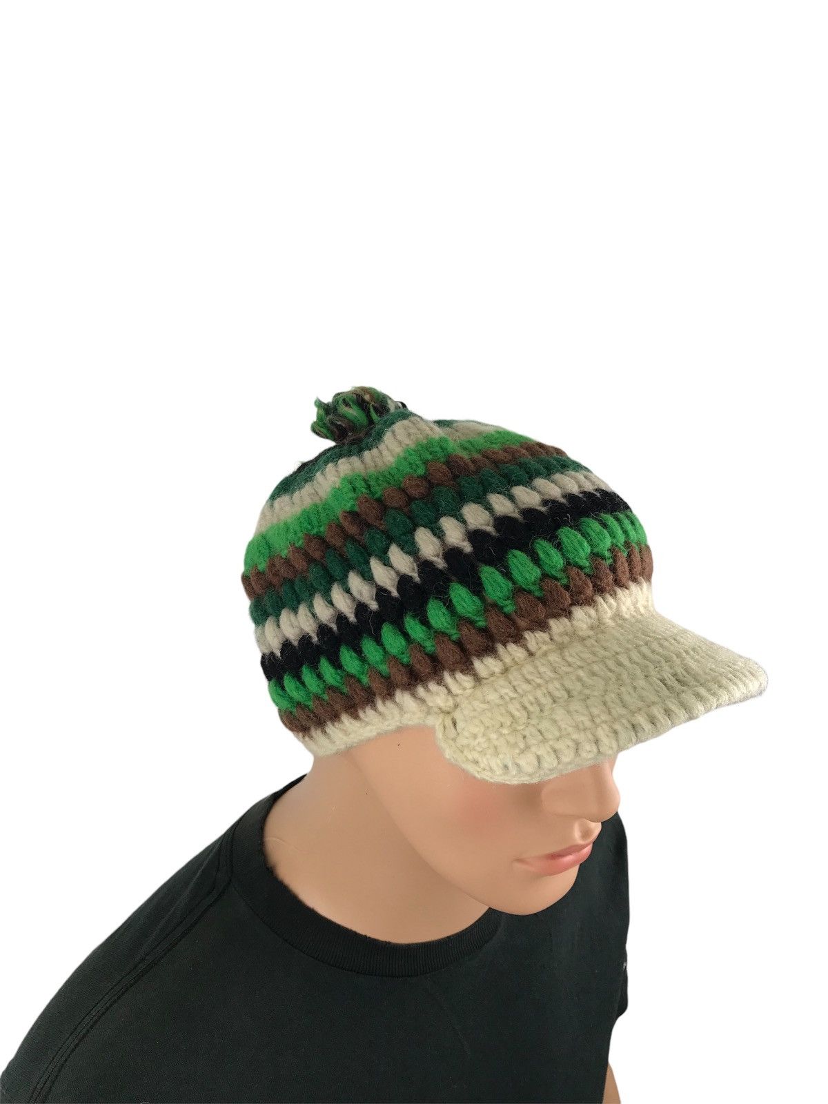 Japanese Brand Snow hat knit nice design Size ONE SIZE - 1 Thumbnail