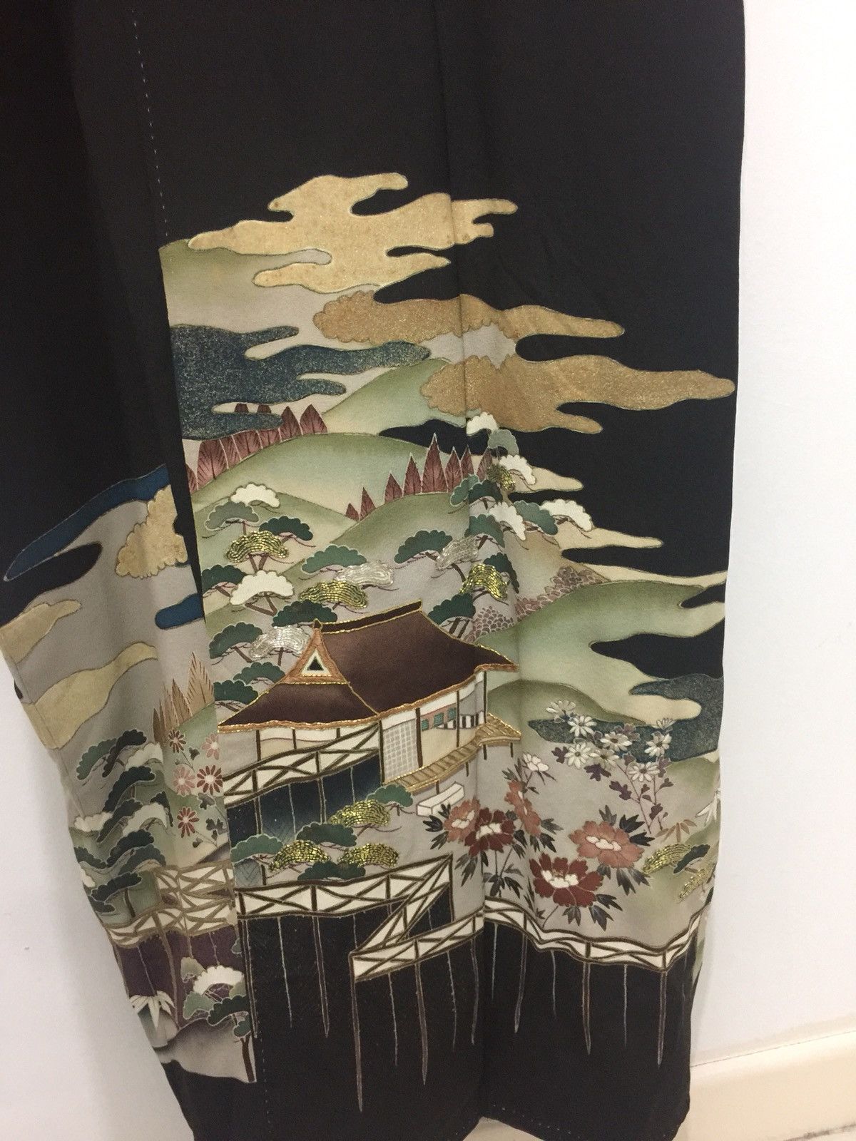 Japanese Brand Kimono Yukata Big Village Logo Japanese Traditional Size US XL / EU 56 / 4 - 4 Thumbnail