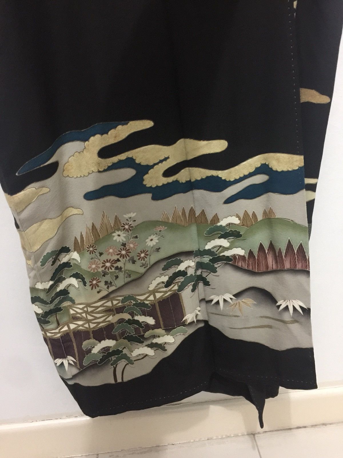 Japanese Brand Kimono Yukata Big Village Logo Japanese Traditional Size US XL / EU 56 / 4 - 5 Thumbnail