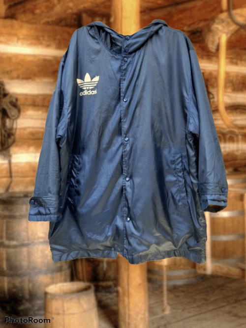 Adidas × Descente × Vintage WINTER SEASON ADIDAS BIG LOGO HOODIE JACKET Size US XL / EU 56 / 4 - 3 Thumbnail