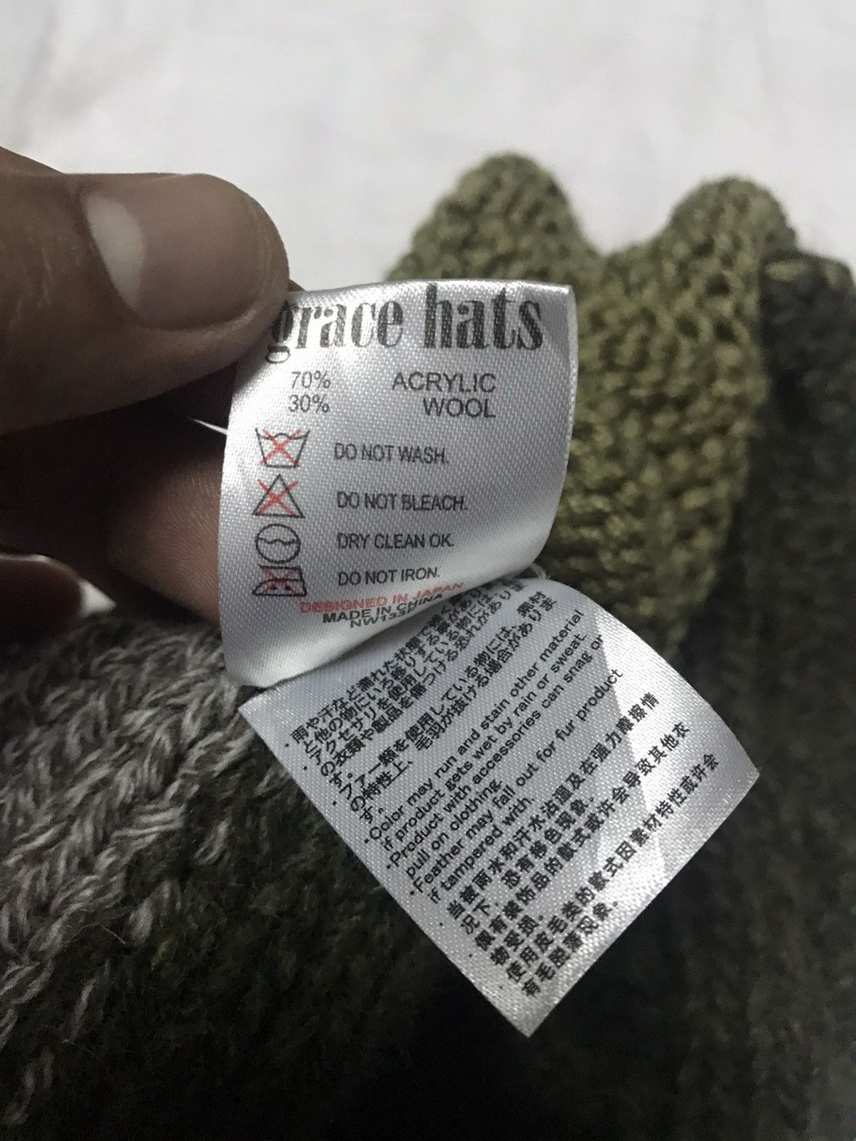 Japanese Brand Grace hat nice design Size ONE SIZE - 5 Thumbnail