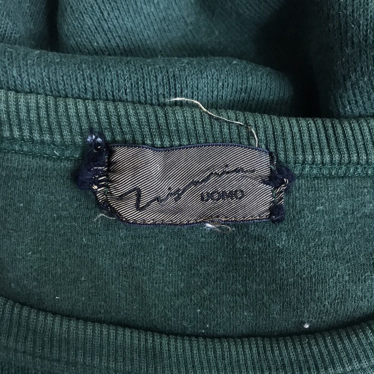 Vintage VIGORIA UOMO Embroidered Logo Green Sweatshirt Size US L / EU 52-54 / 3 - 4 Thumbnail