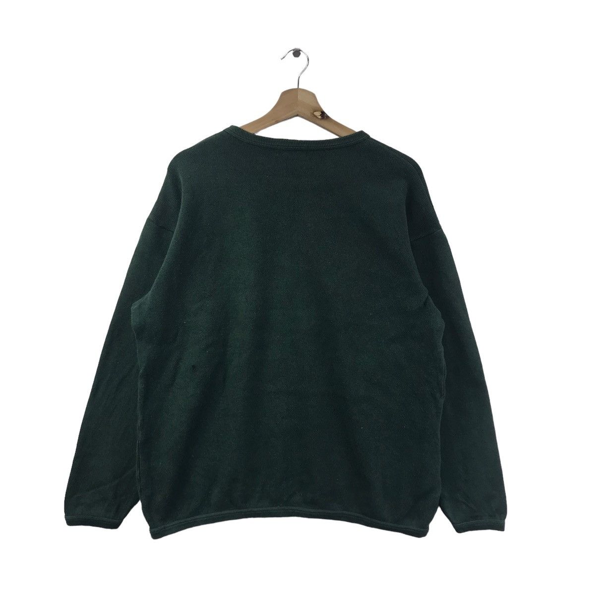 Vintage VIGORIA UOMO Embroidered Logo Green Sweatshirt Size US L / EU 52-54 / 3 - 5 Thumbnail