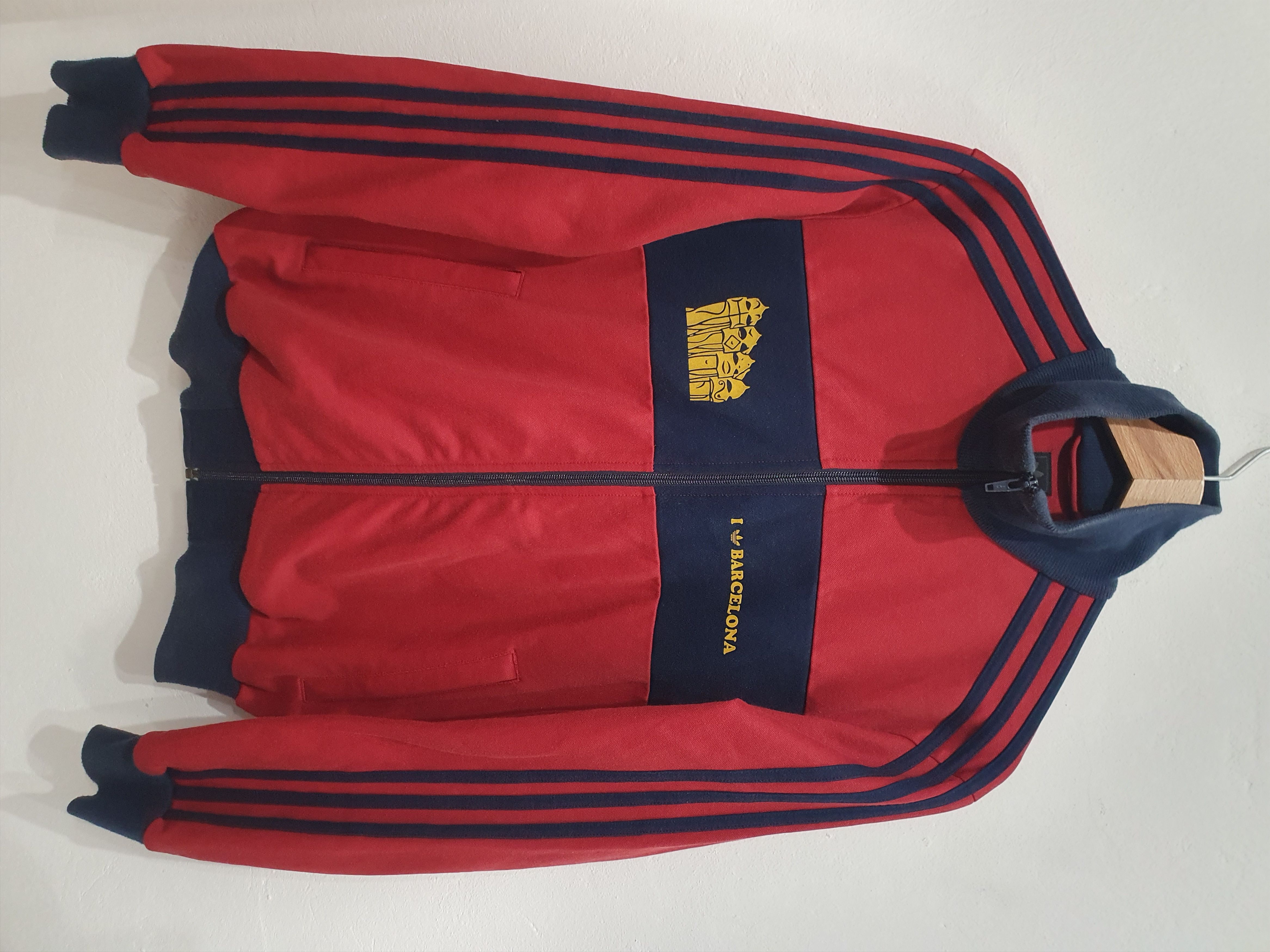 image of Adidas Barcelona Size M Trackjacket Tracksuit, Men's