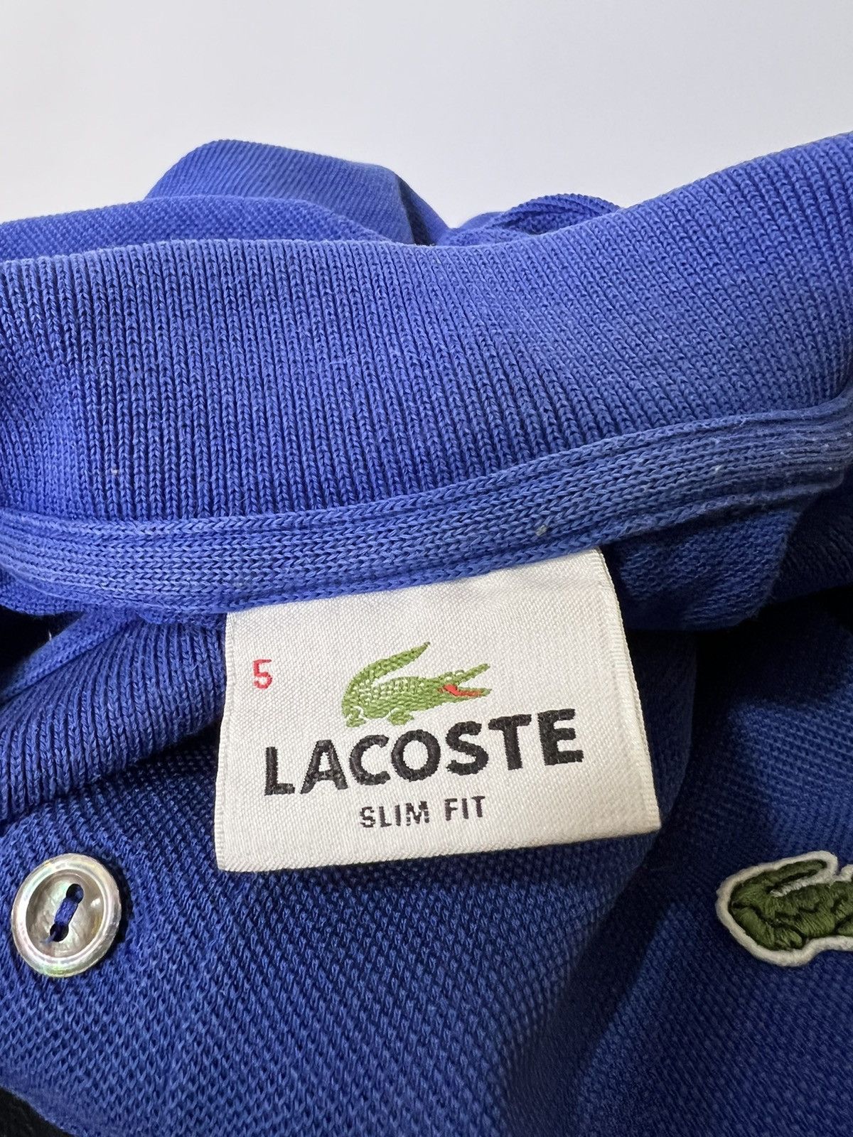 Designer × Lacoste × Vintage Vintage Lacoste polo T-shirt Size US L / EU 52-54 / 3 - 3 Thumbnail