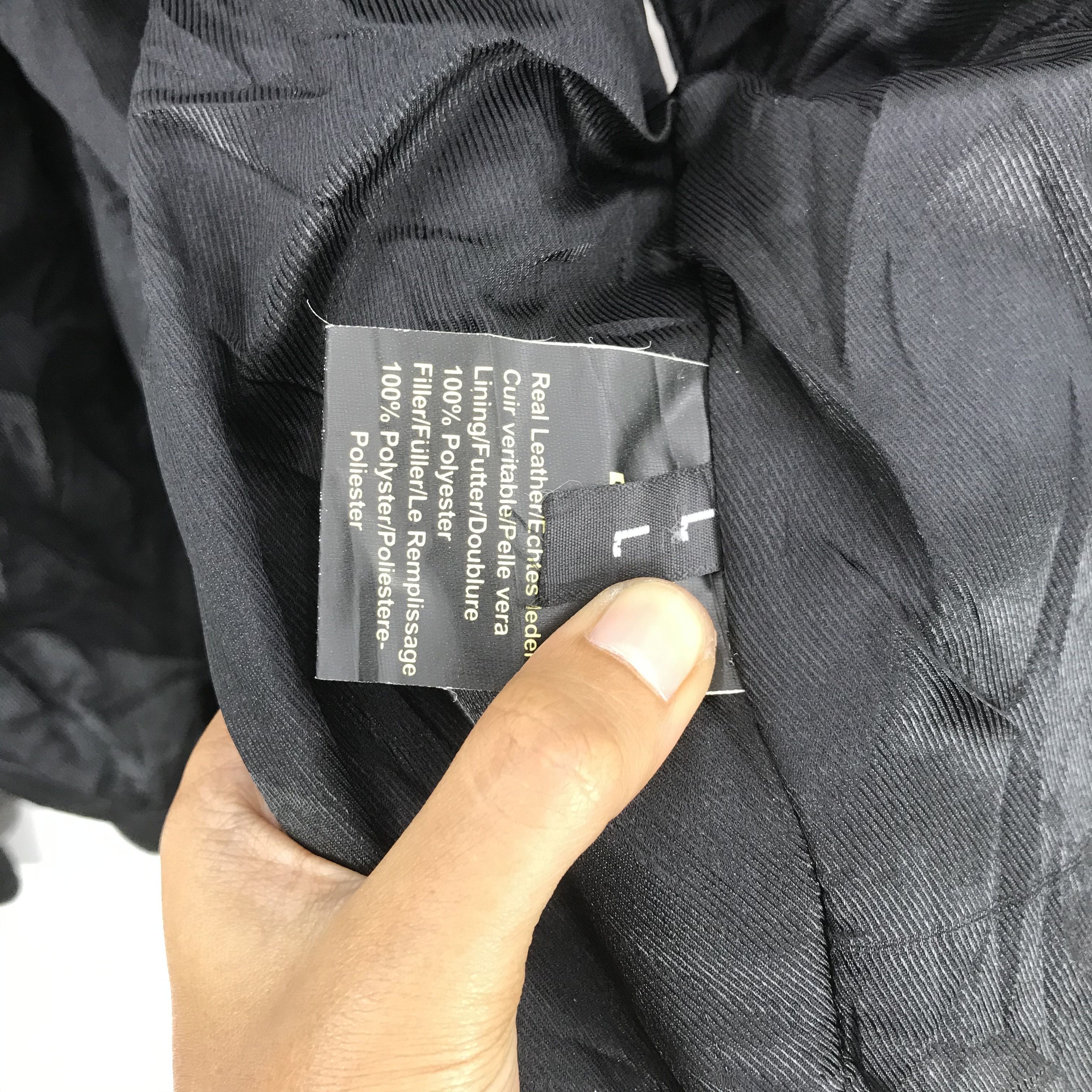Genuine Leather × Japanese Brand × Vintage Ingente Leather Jacket Japanese Bomber Jacket | BS54526. Size US M / EU 48-50 / 2 - 5 Thumbnail