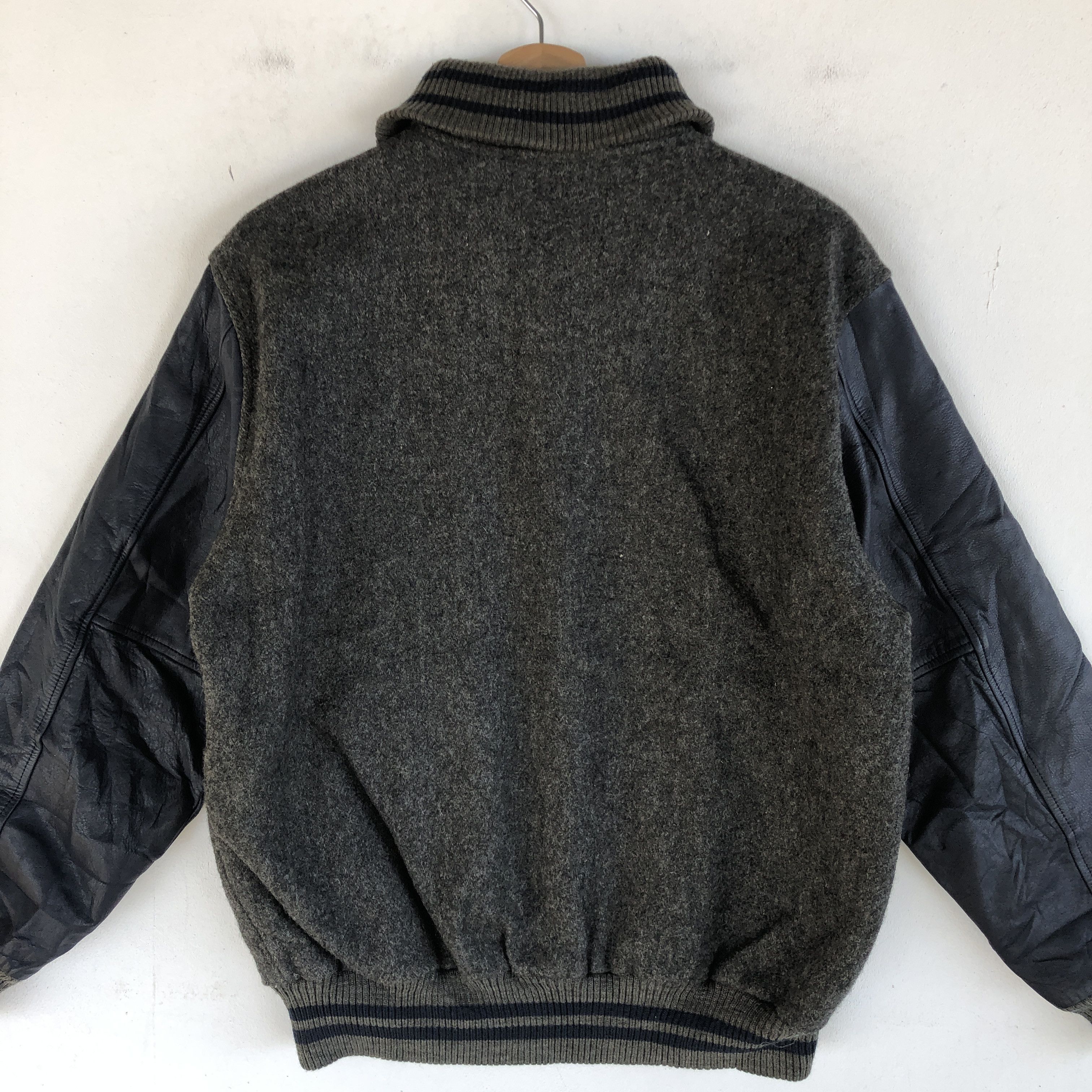 McGregor × Vintage Vintage 80s McGregor Varsity Leather Letterman Wool Jackets Size US L / EU 52-54 / 3 - 8 Thumbnail