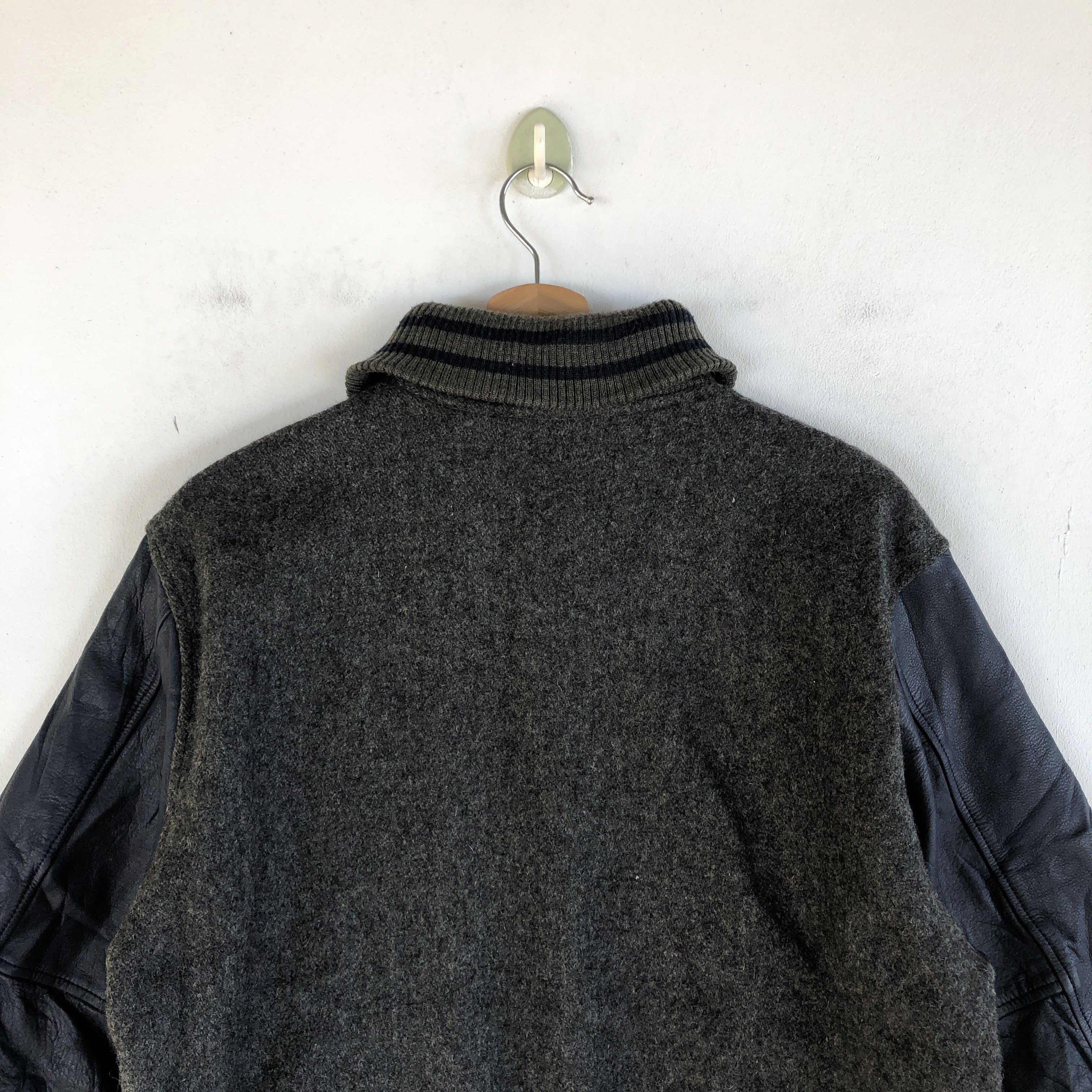 McGregor × Vintage Vintage 80s McGregor Varsity Leather Letterman Wool Jackets Size US L / EU 52-54 / 3 - 7 Thumbnail