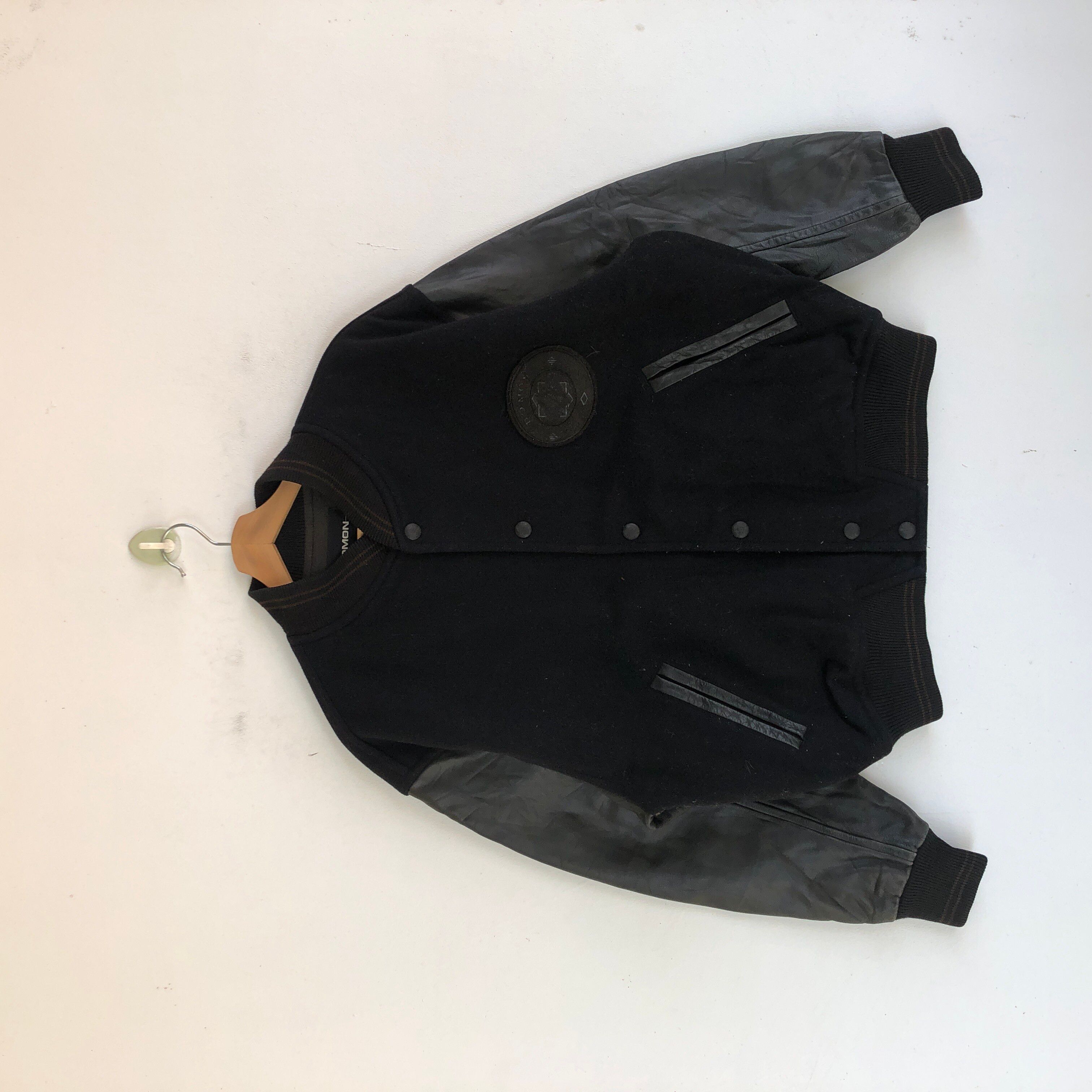 Vintage Vintage Domon Varsity Jacket Letterman Leather Wool Jacket ...