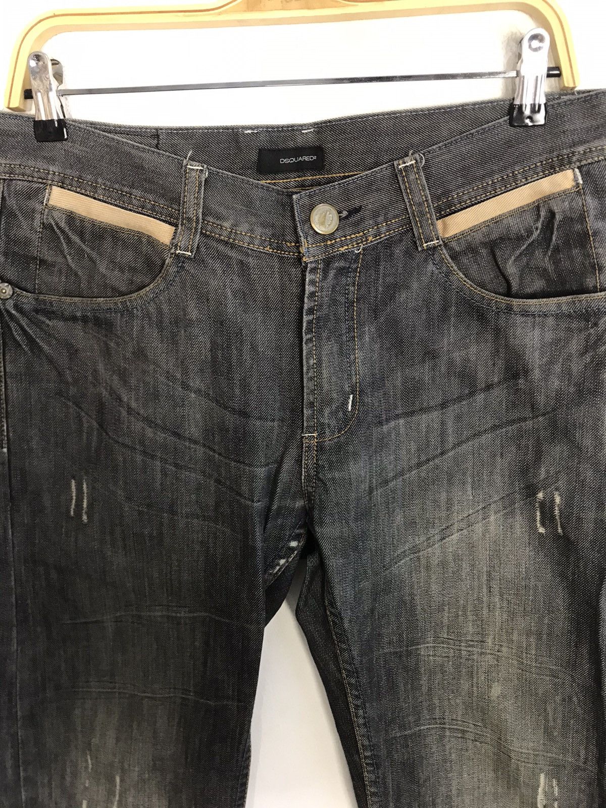 Dsquared2 Italian Designer Dsquared2 Black Denim Jeans Big Pocket Size US 31 - 3 Thumbnail