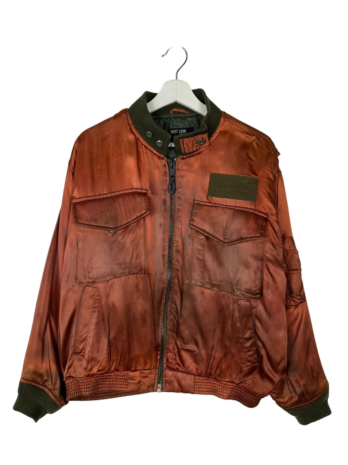 Japanese Brand 🔥 VINTAGE RIOT BEST LOOK CARGO BOMBER JACKET JACKET Size US M / EU 48-50 / 2 - 1 Thumbnail