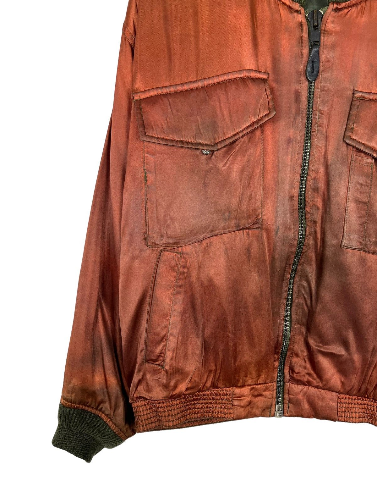 Japanese Brand 🔥 VINTAGE RIOT BEST LOOK CARGO BOMBER JACKET JACKET Size US M / EU 48-50 / 2 - 2 Thumbnail