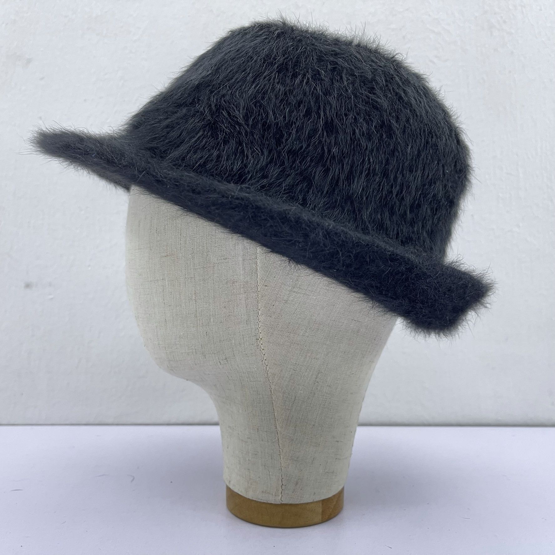 Other Unknown Fur Design Black Bucket Hats-BH3040 Size ONE SIZE - 1 Thumbnail