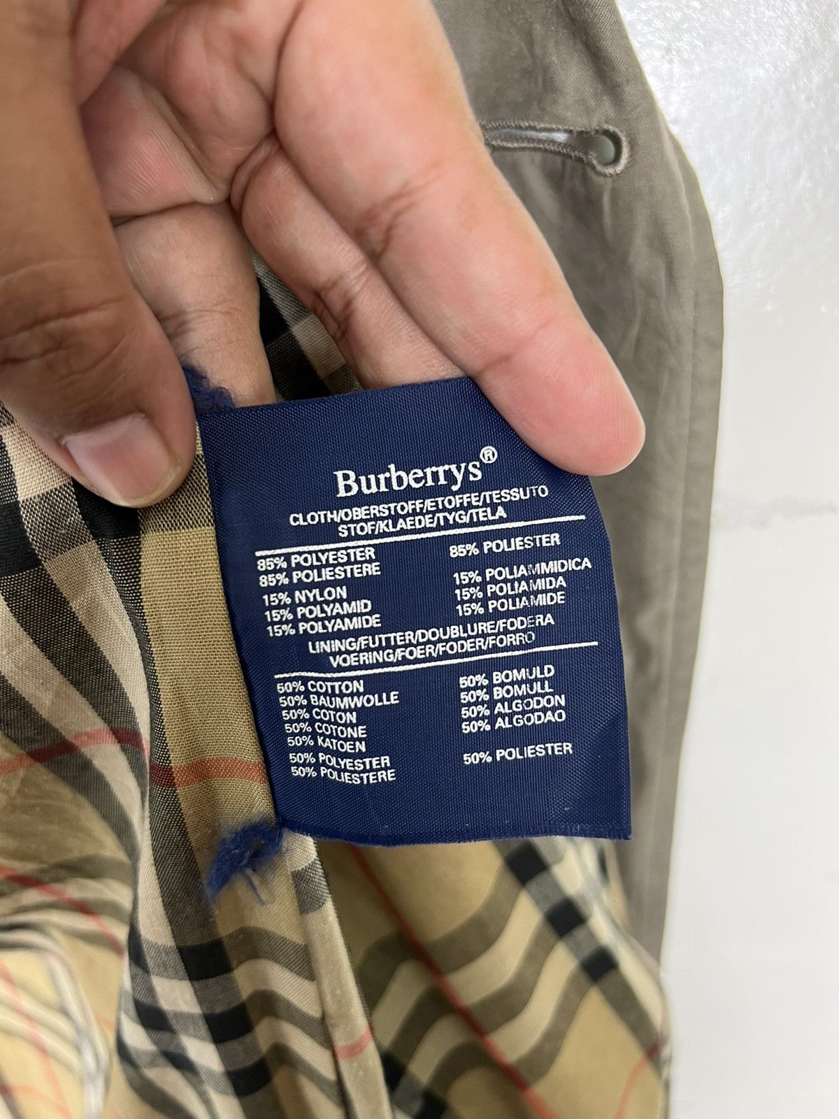 Burberry 🔥 BURBERRYS LONDON NOVA CHECK TRENCH COAT MADE IN ENGLAND Size US L / EU 52-54 / 3 - 11 Thumbnail