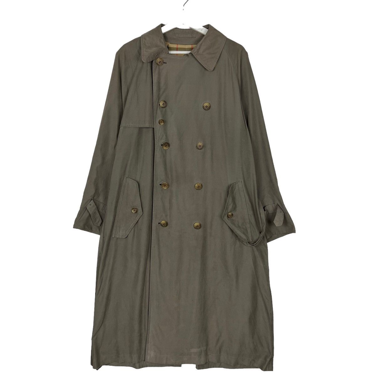 Burberry 🔥 BURBERRYS LONDON NOVA CHECK TRENCH COAT MADE IN ENGLAND Size US L / EU 52-54 / 3 - 2 Thumbnail